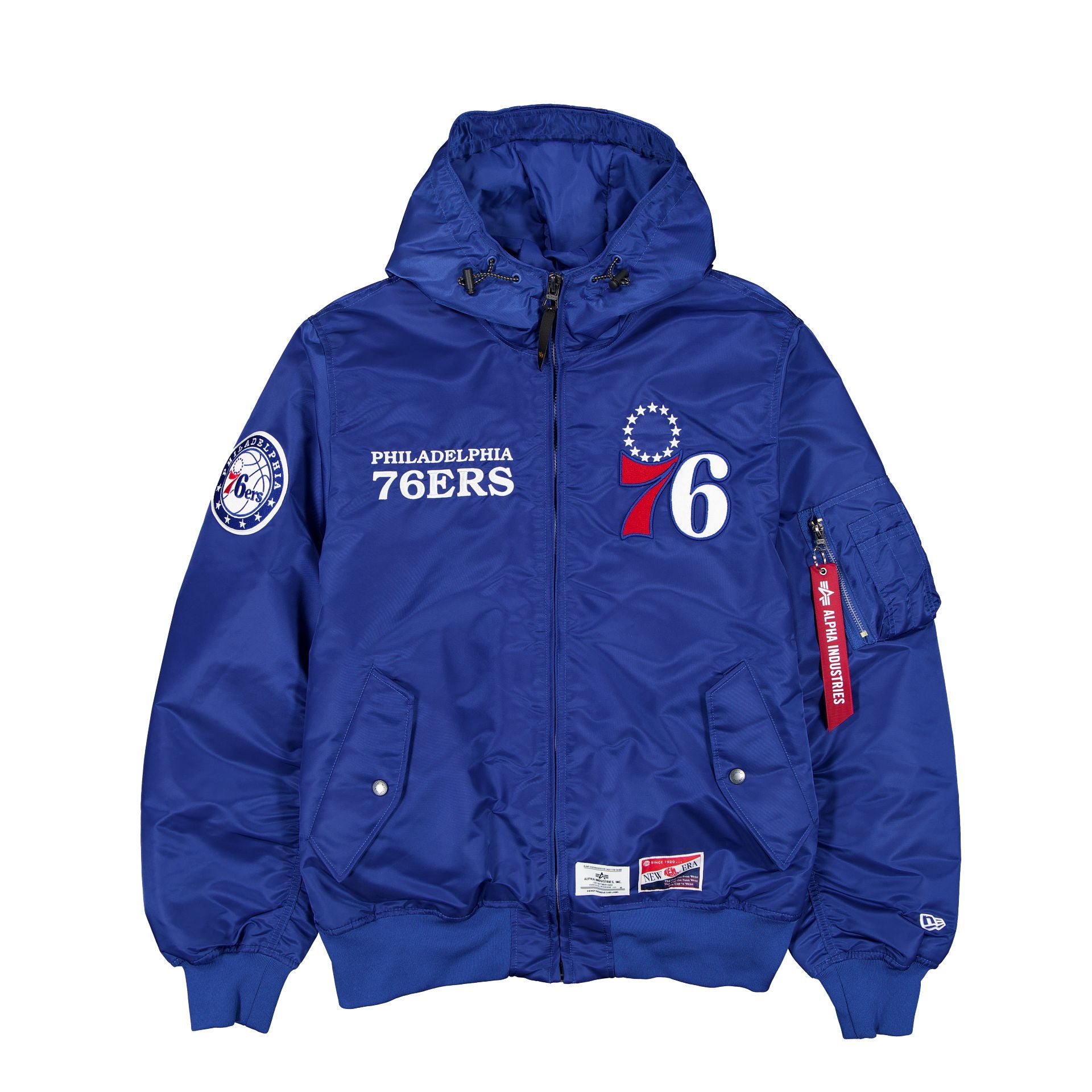new era Alpha Industries L-2B Hooded Bomber Jacket