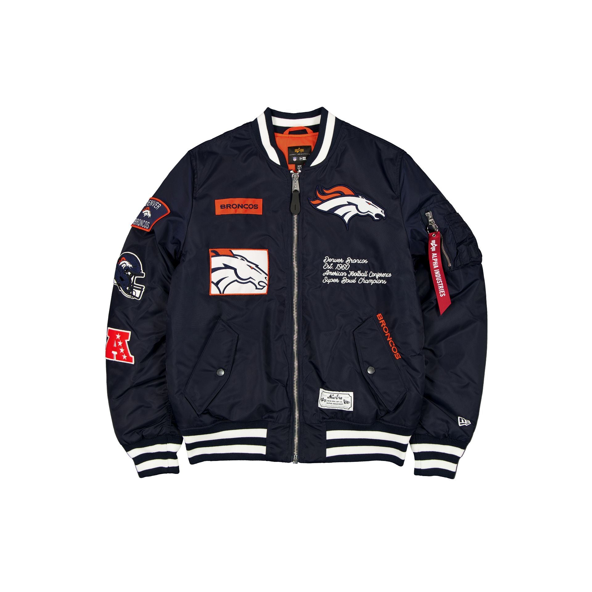 new era Alpha Industries Navy MA-1 Bomber Jacket