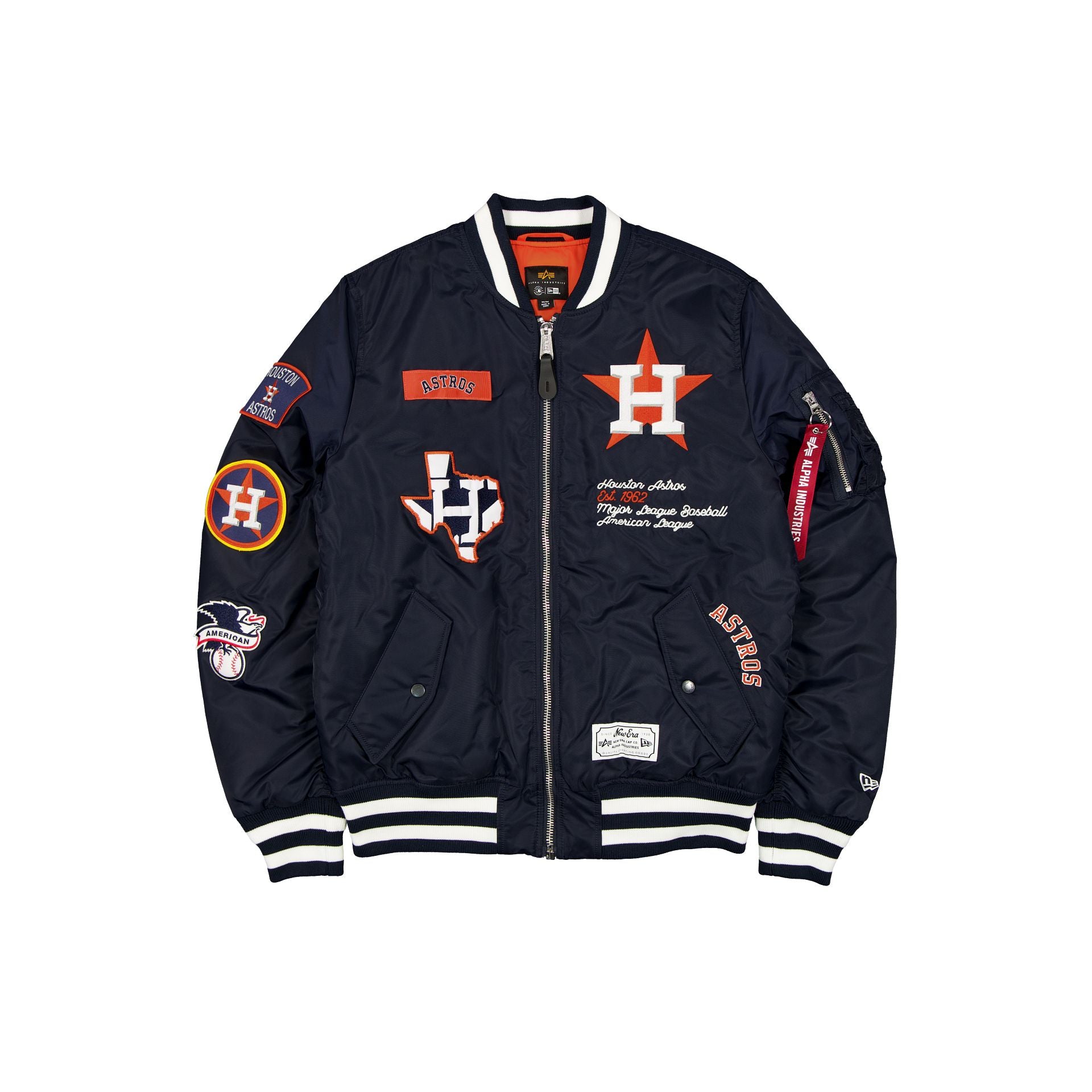 new era Alpha Industries Navy MA-1 Bomber Jacket