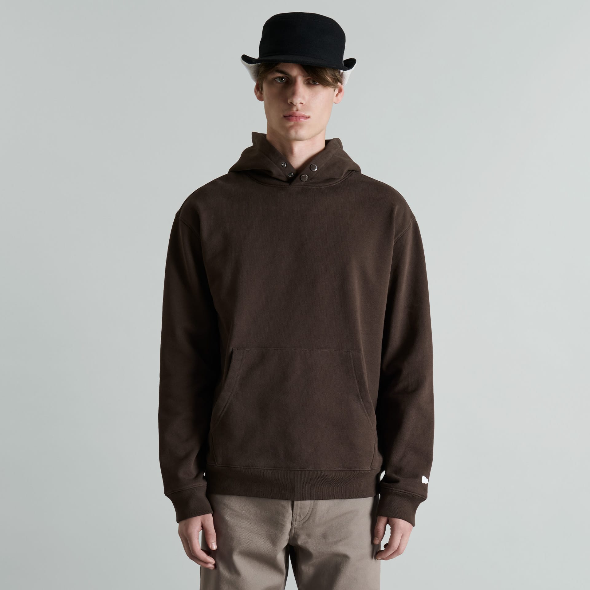 new era Amherst Corporal Snap Hoodie