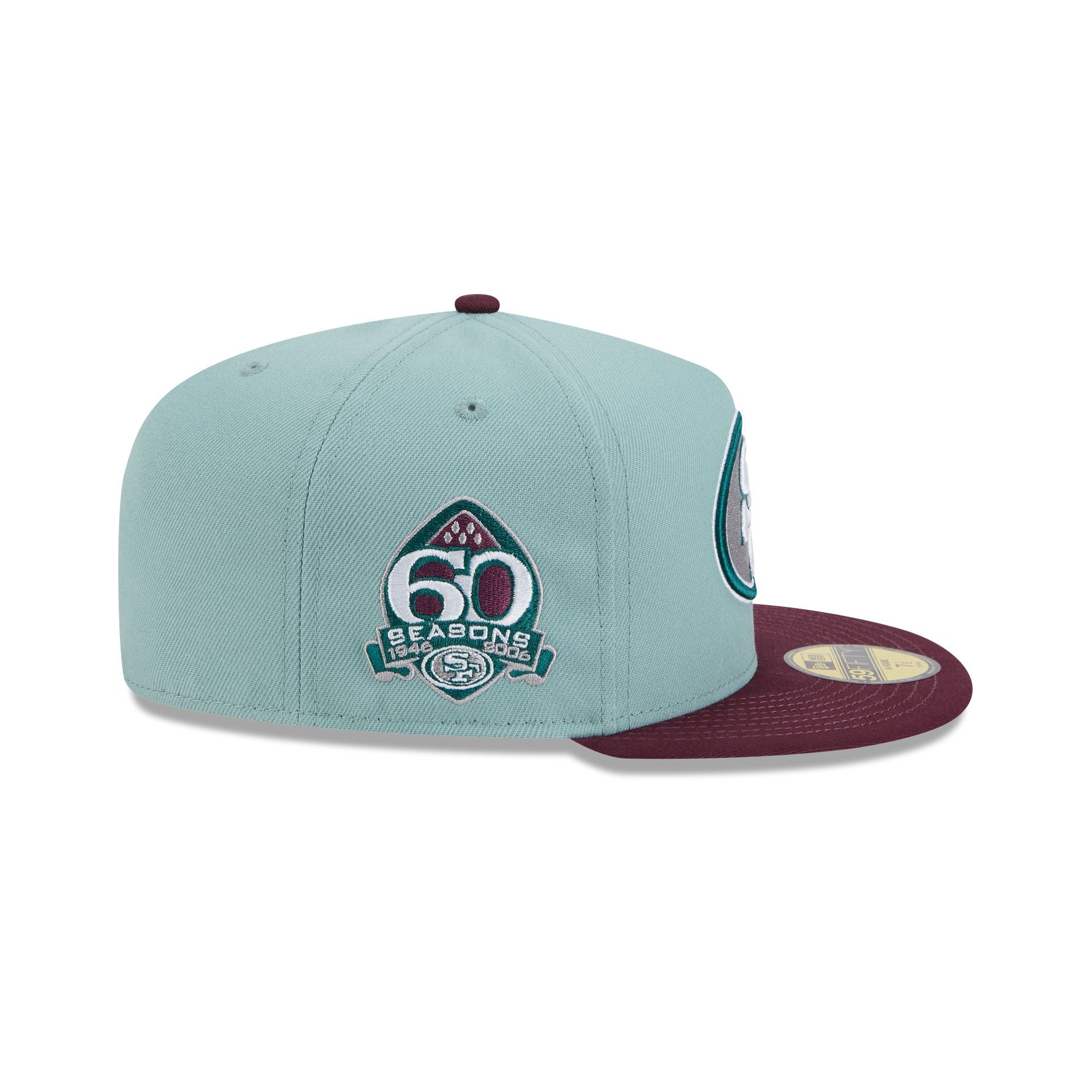 New Era Beach Kiss Blue 59FIFTY A-Frame Fitted