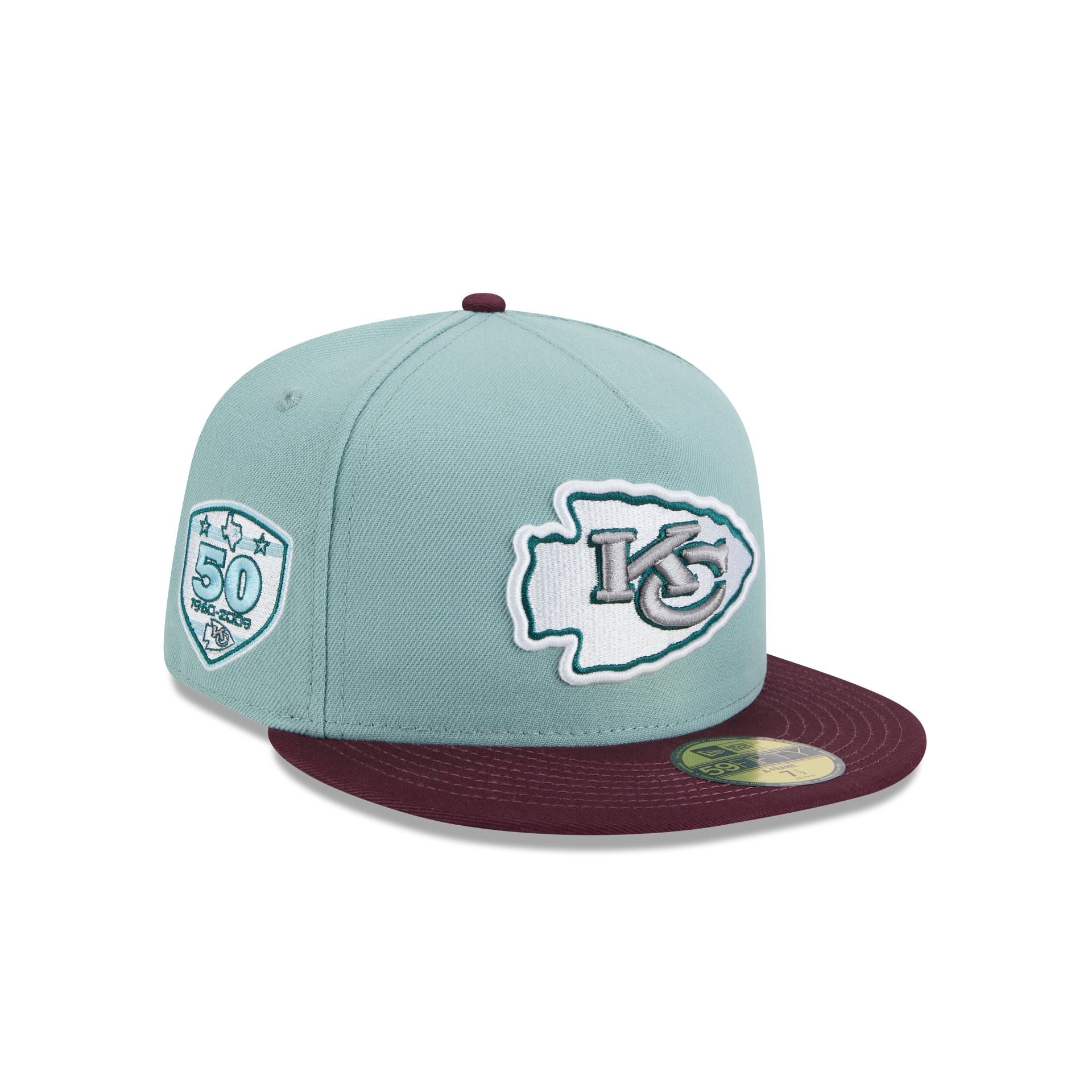 new era Beach Kiss Blue 59FIFTY A-Frame Fitted