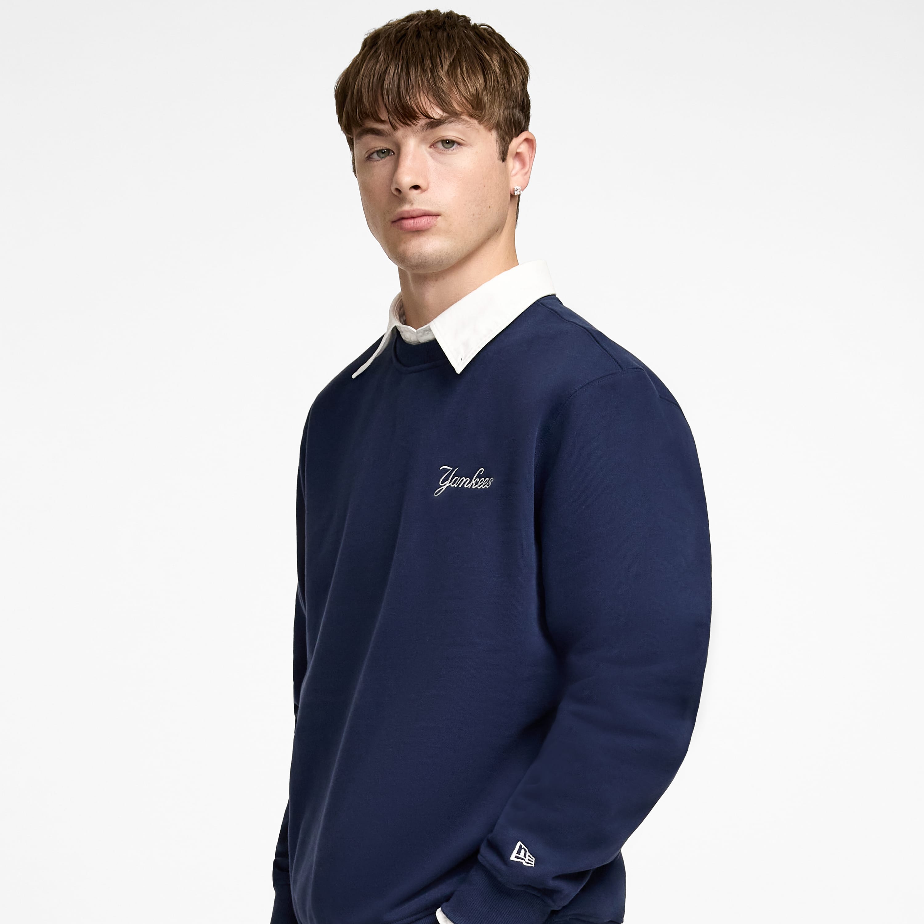 New Era Big Apple Blue Quartz Crewneck