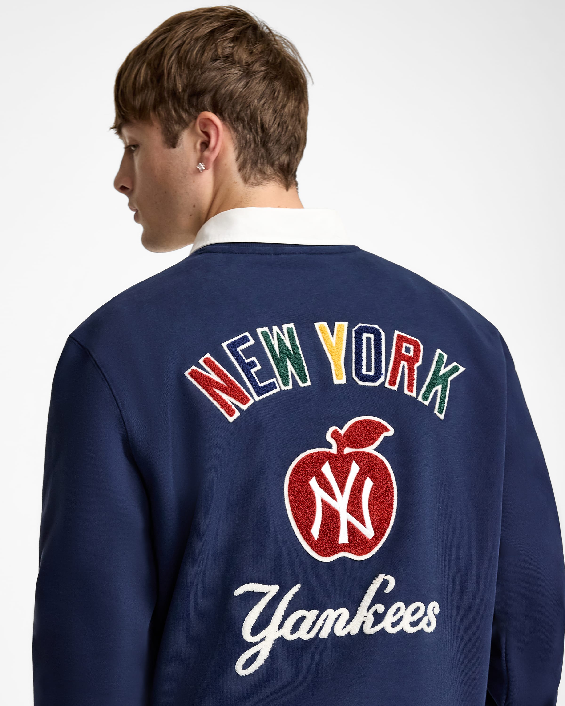 New Era Big Apple Blue Quartz Crewneck