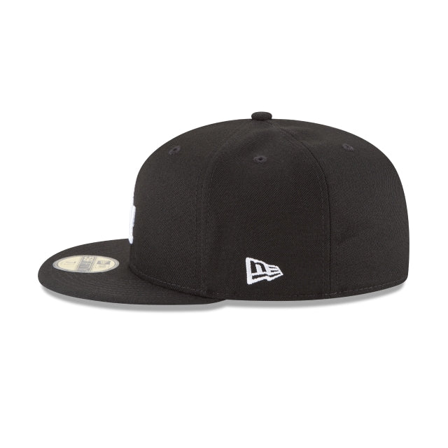 New Era Black And White Basic 59FIFTY Fitted