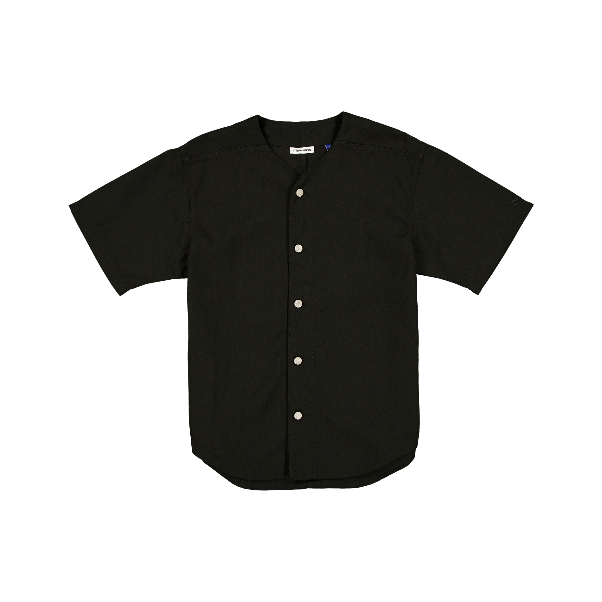 new era Black Baseball Jersey