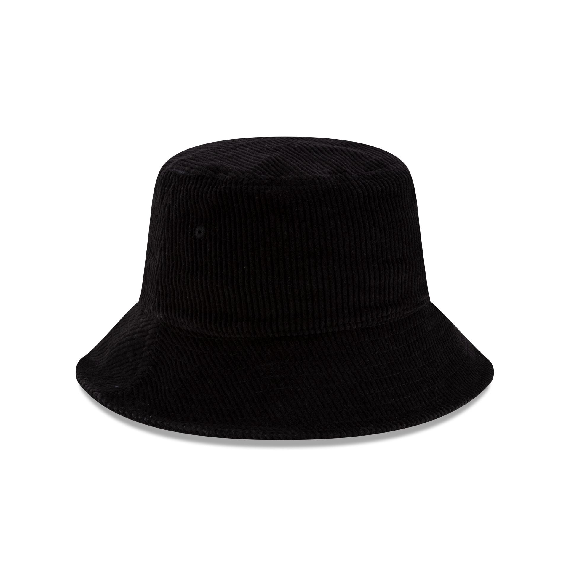 New Era Black Corduroy Bucket Hat