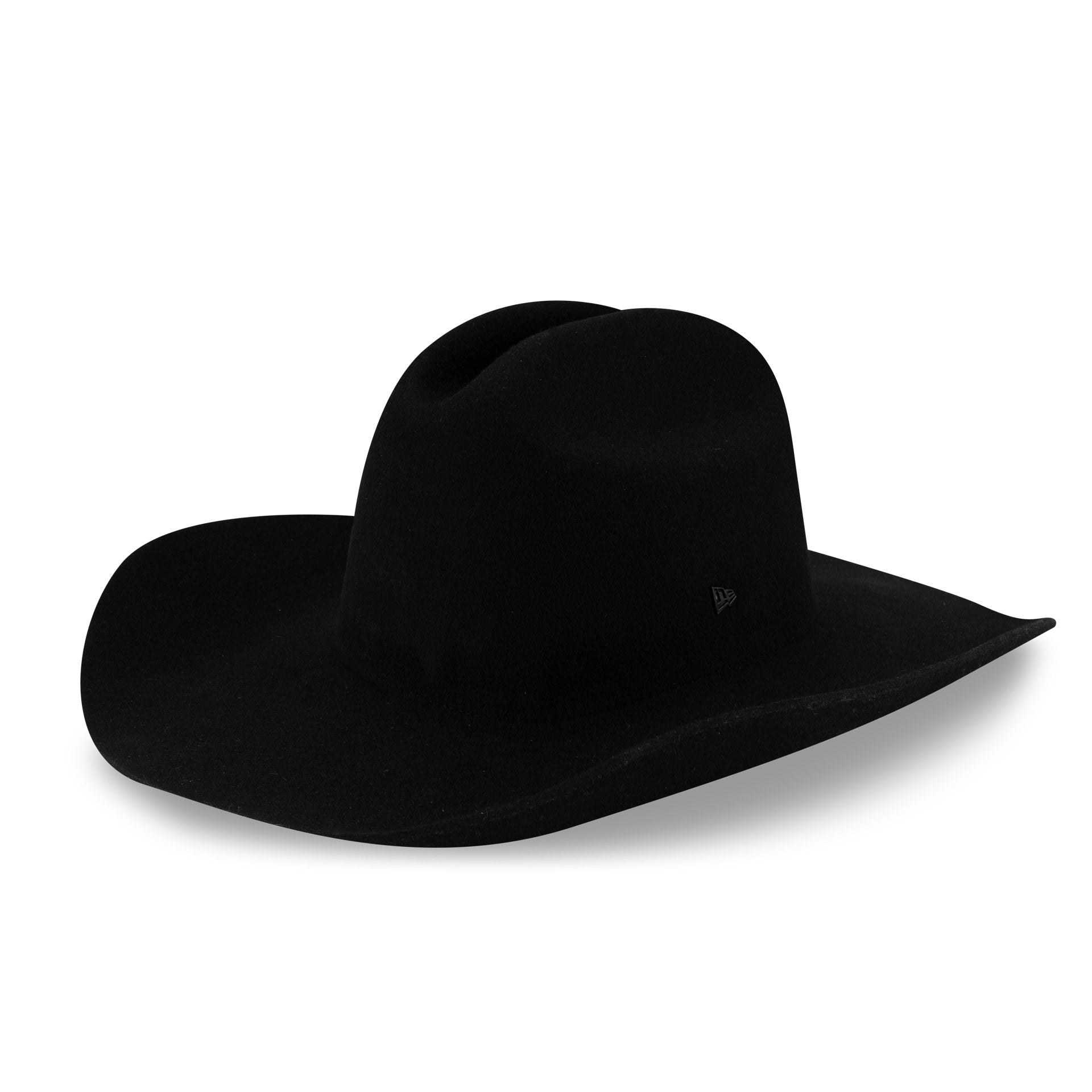 new era Black Felt Cowboy Hat