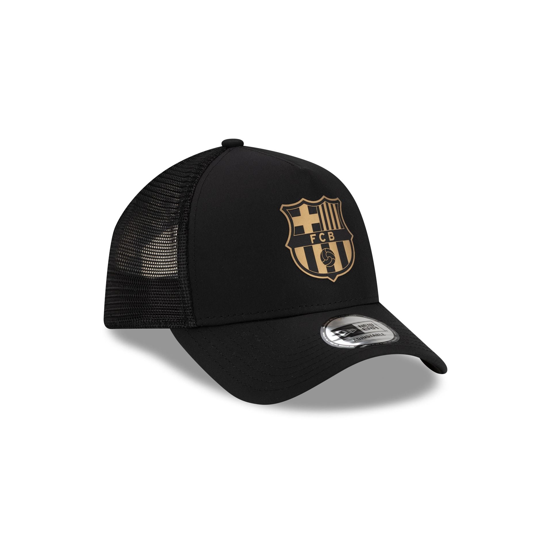 New Era Black & Gold 9FORTY A-Frame Trucker