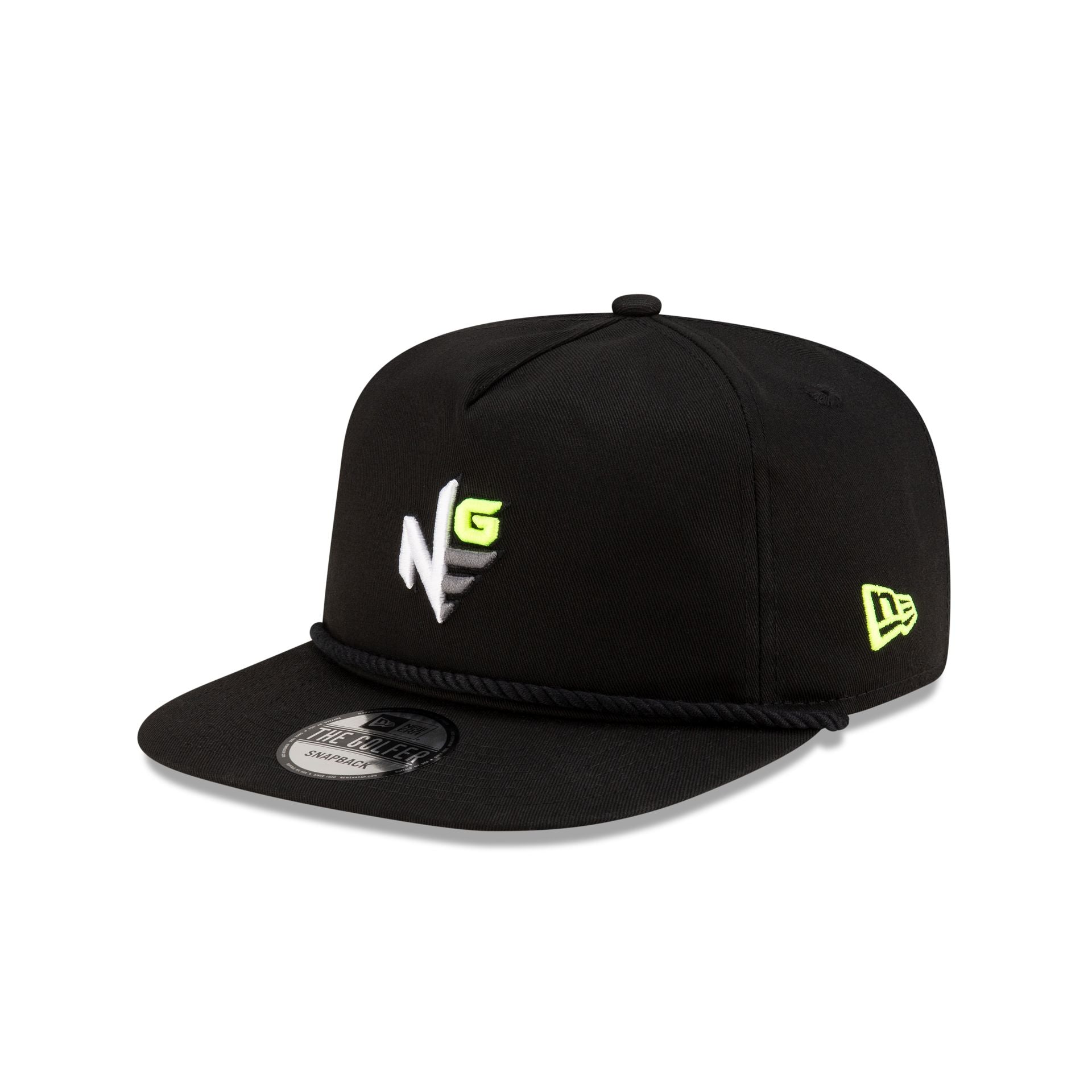 new era Black Logo Golfer