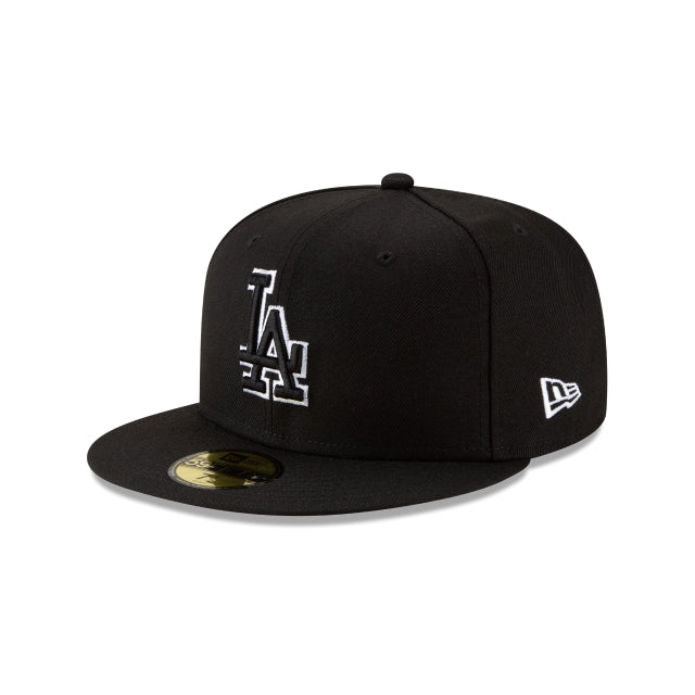 new era Black Outline 59FIFTY Fitted