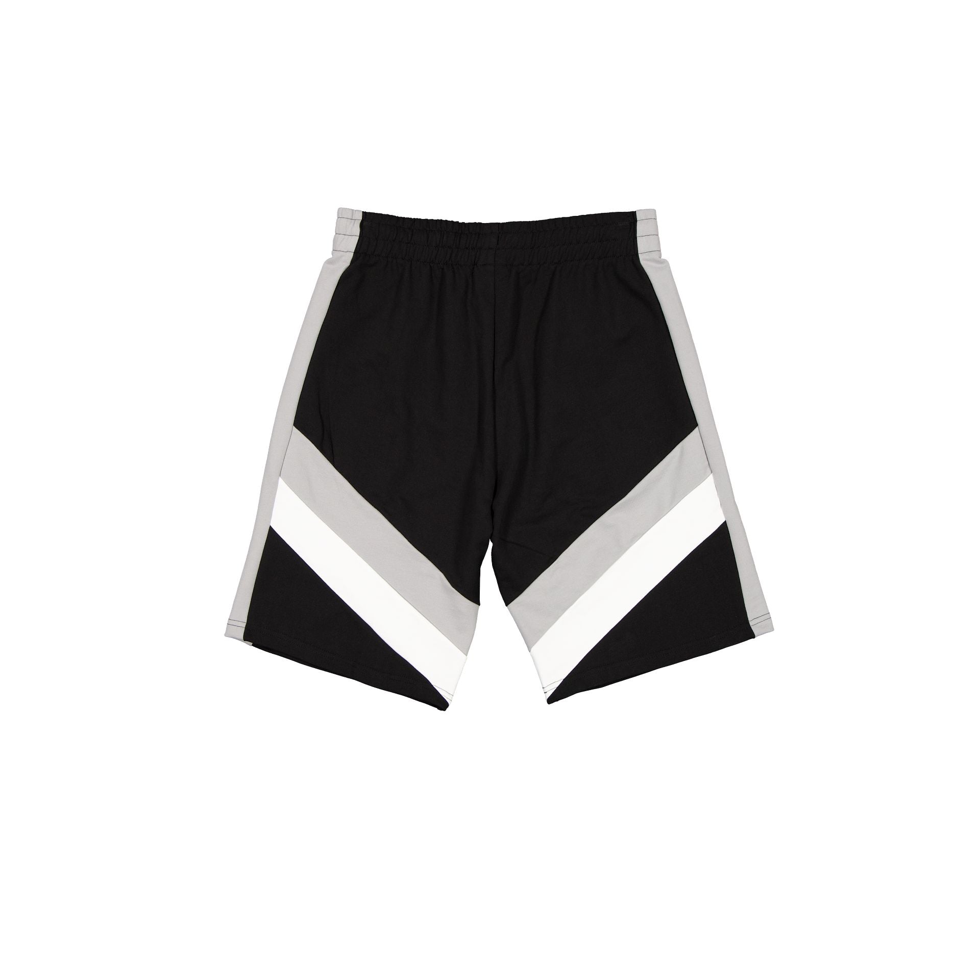 New Era Black Oversized Panel Shorts