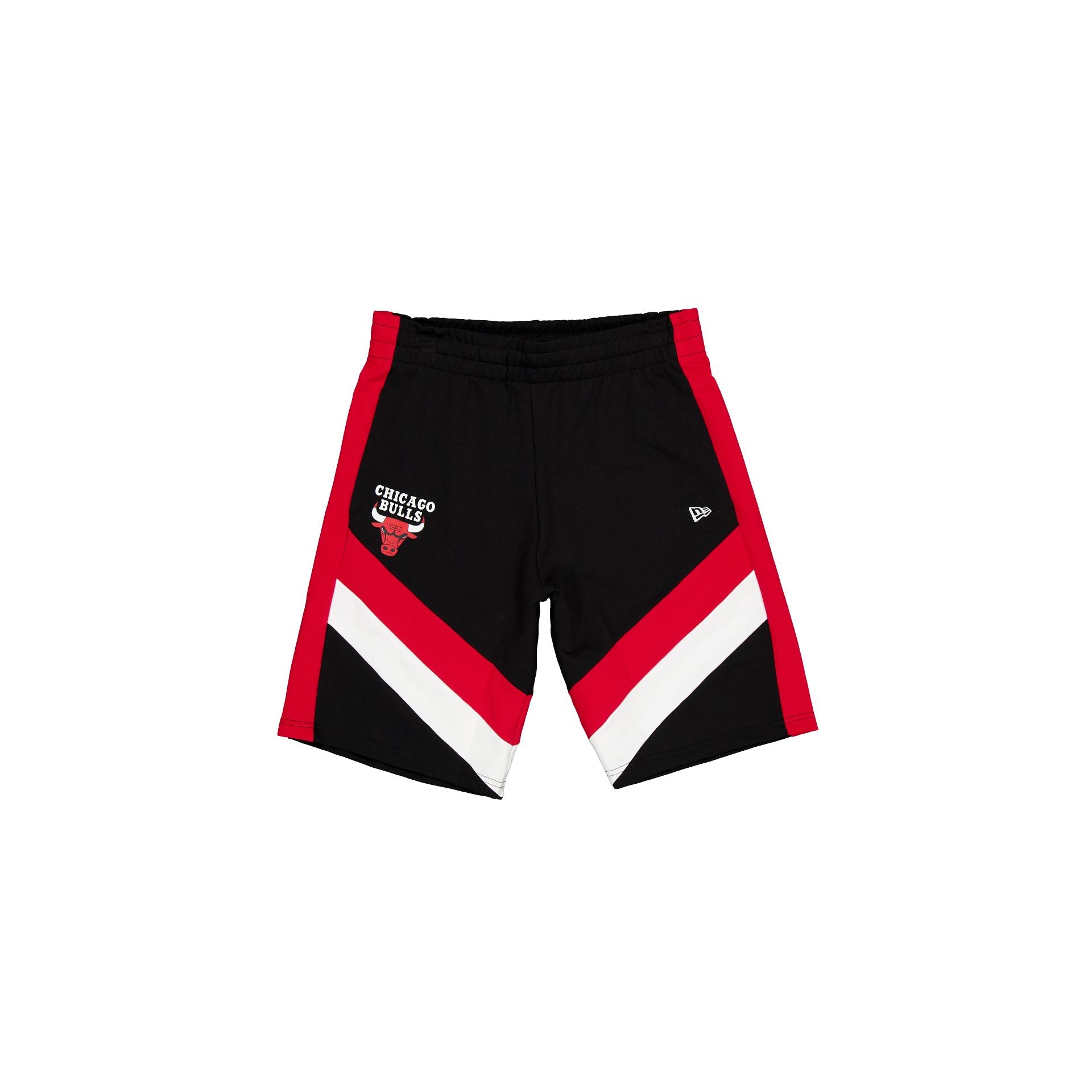 new era Black Oversized Panel Shorts