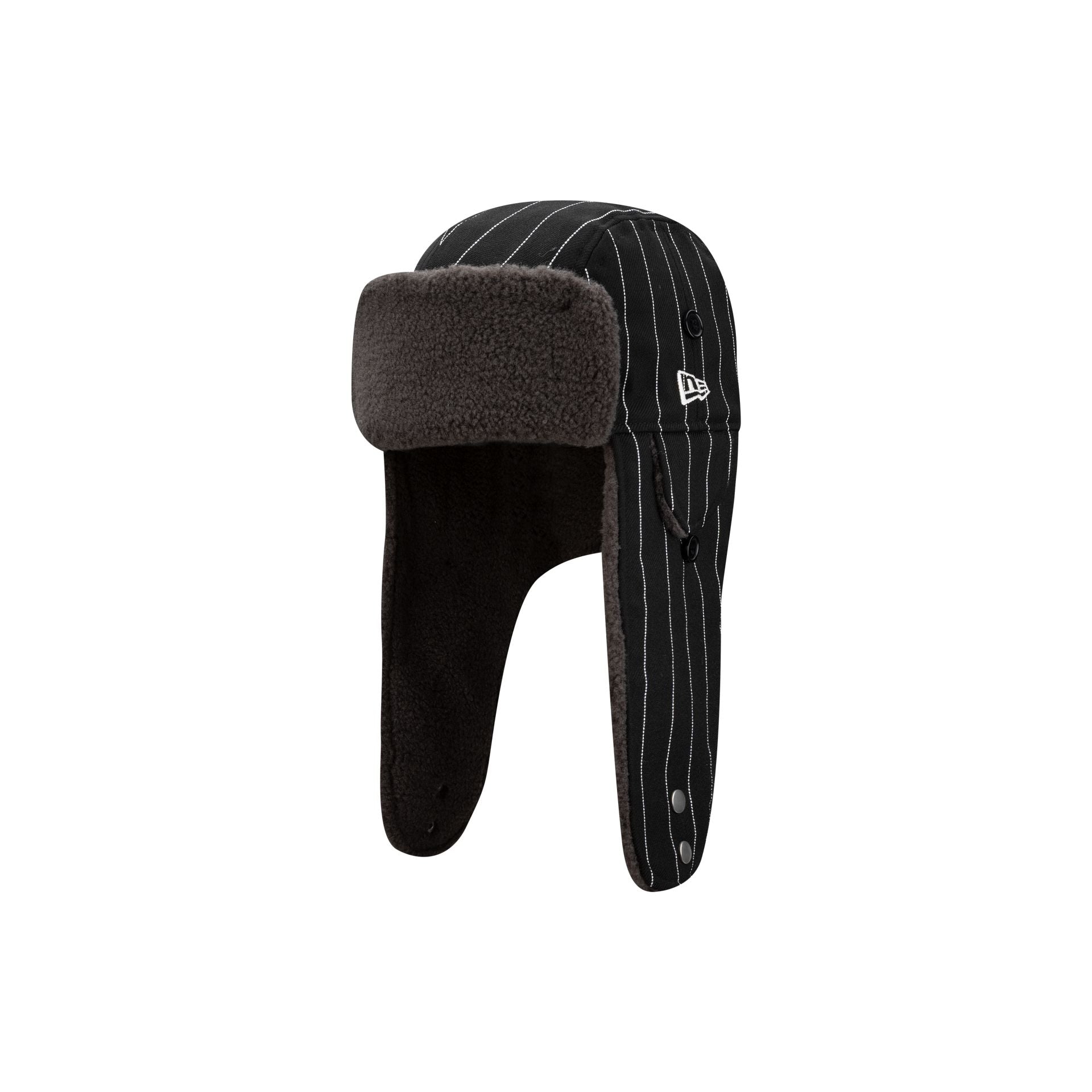 new era Black Stripe Fashion Trapper