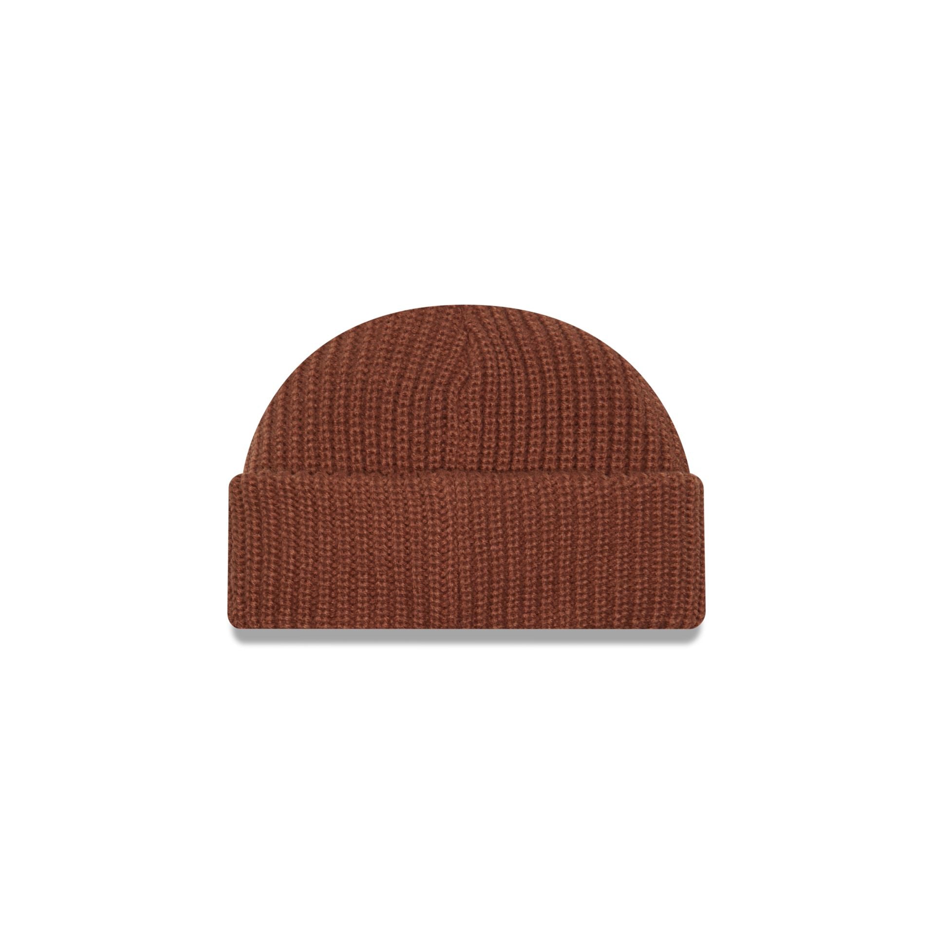 New Era Brown Ribbed Skully Knit Beanie