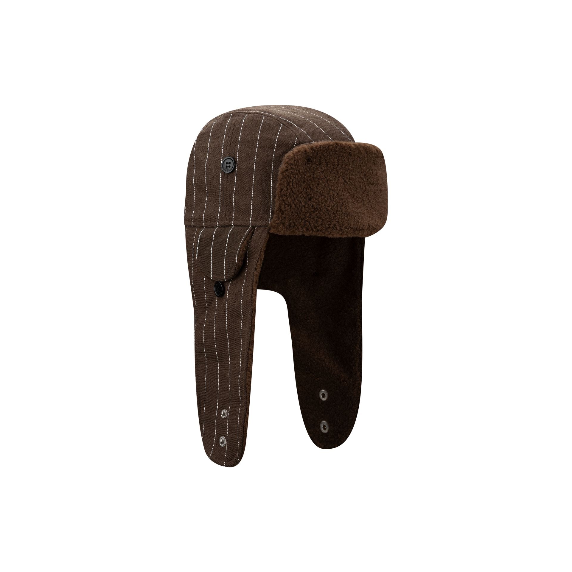 New Era Brown Stripe Fashion Trapper