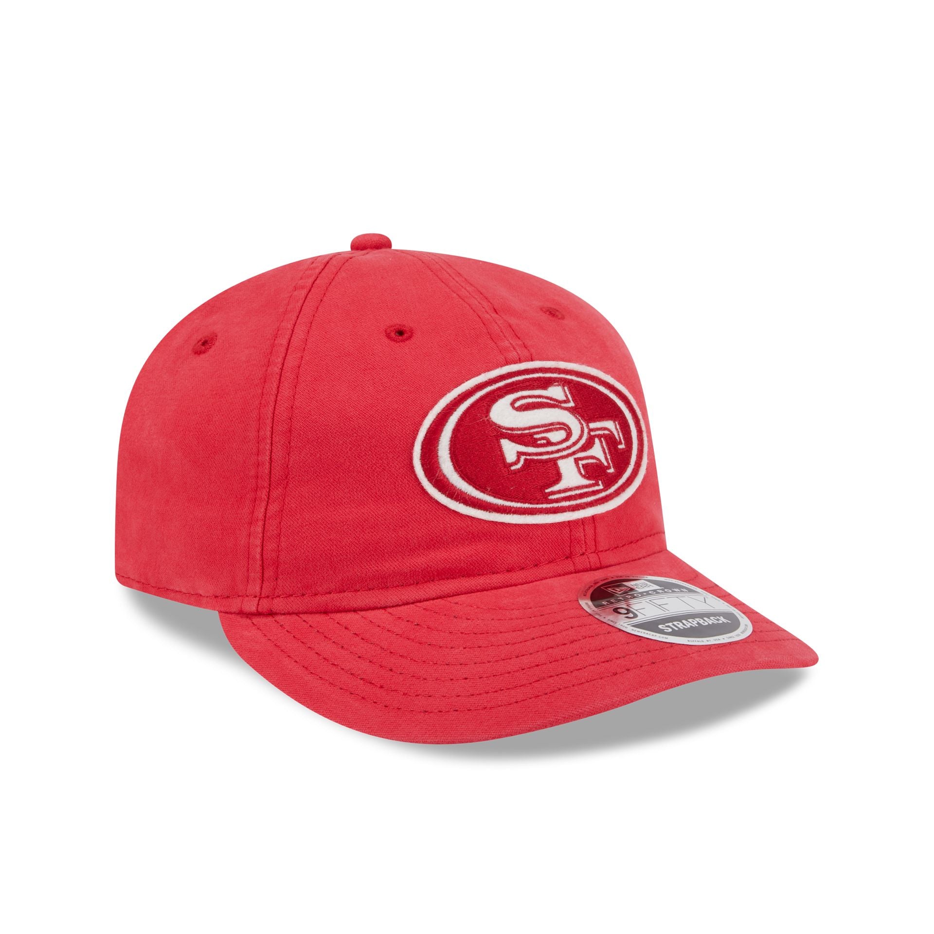 New Era Canvas Felt Retro Crown 9FIFTY Strapback