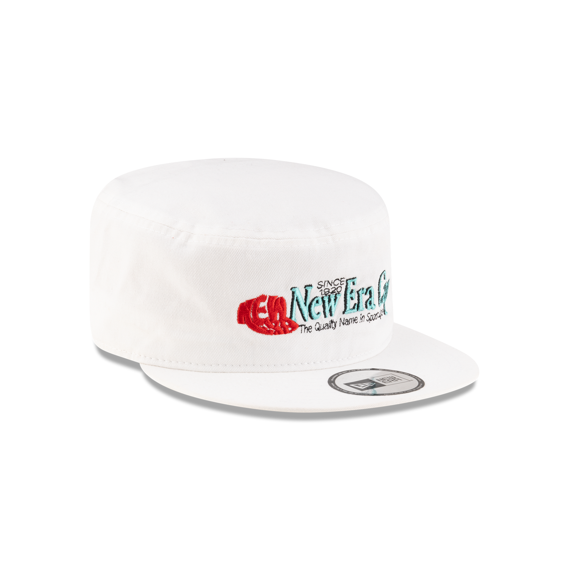 New Era College White Painter Elastic Back
