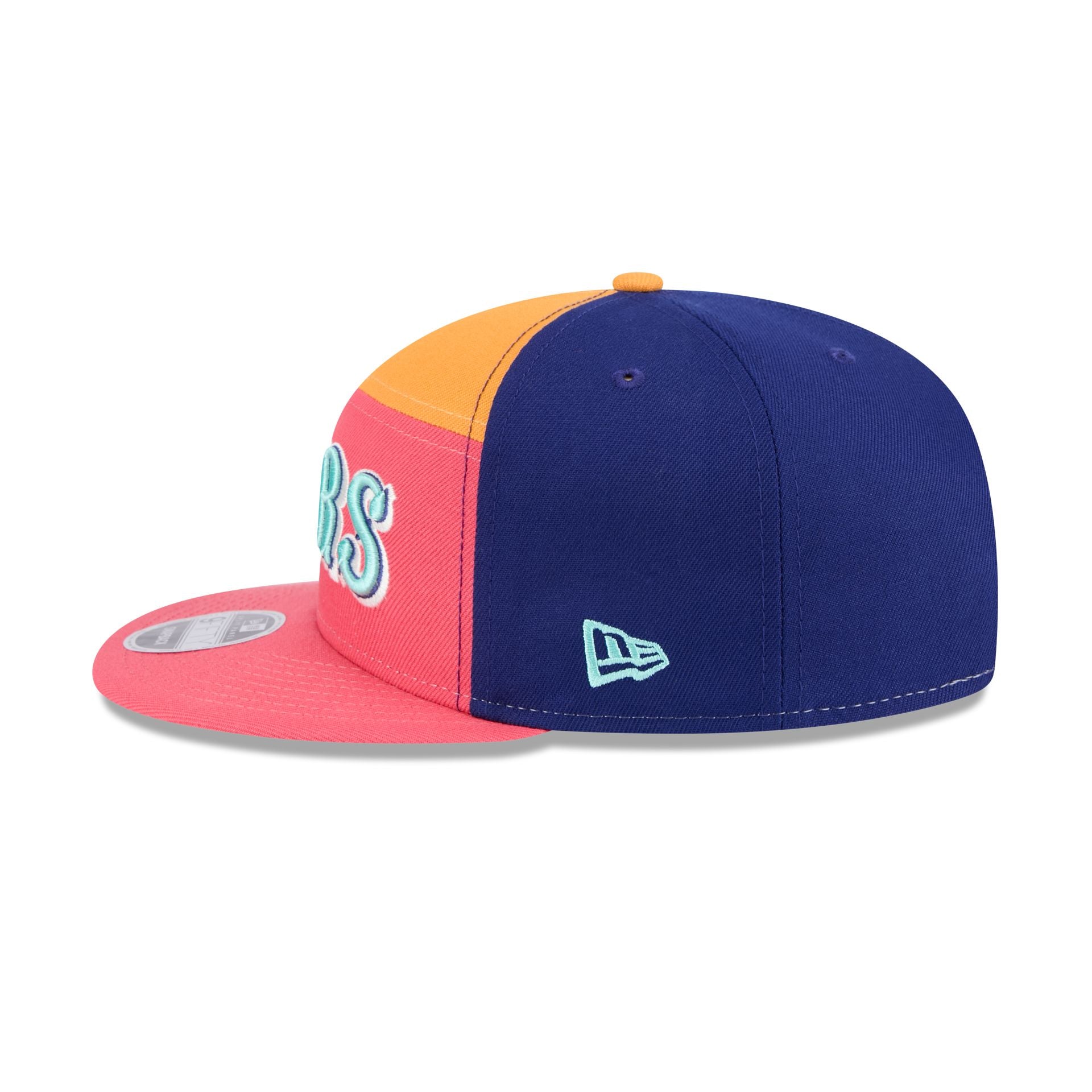 New Era Coral Split Panel 9FIFTY Snapback