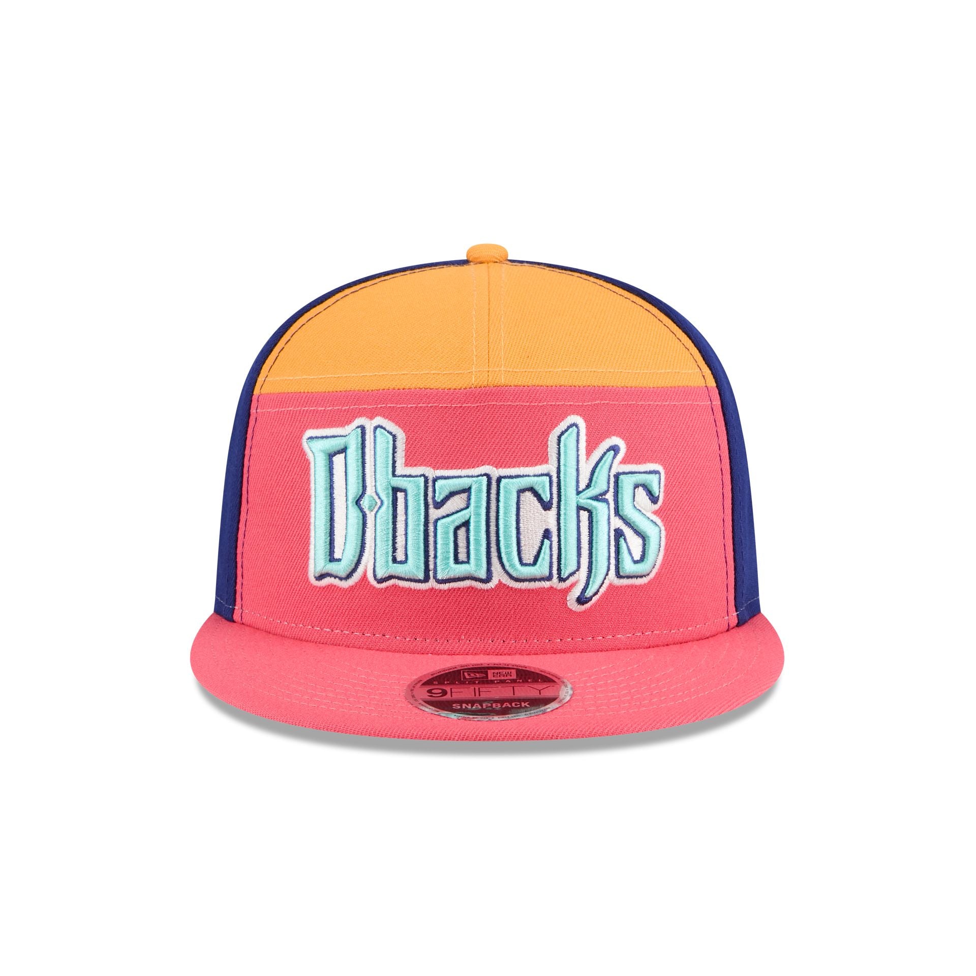New Era Coral Split Panel 9FIFTY Snapback