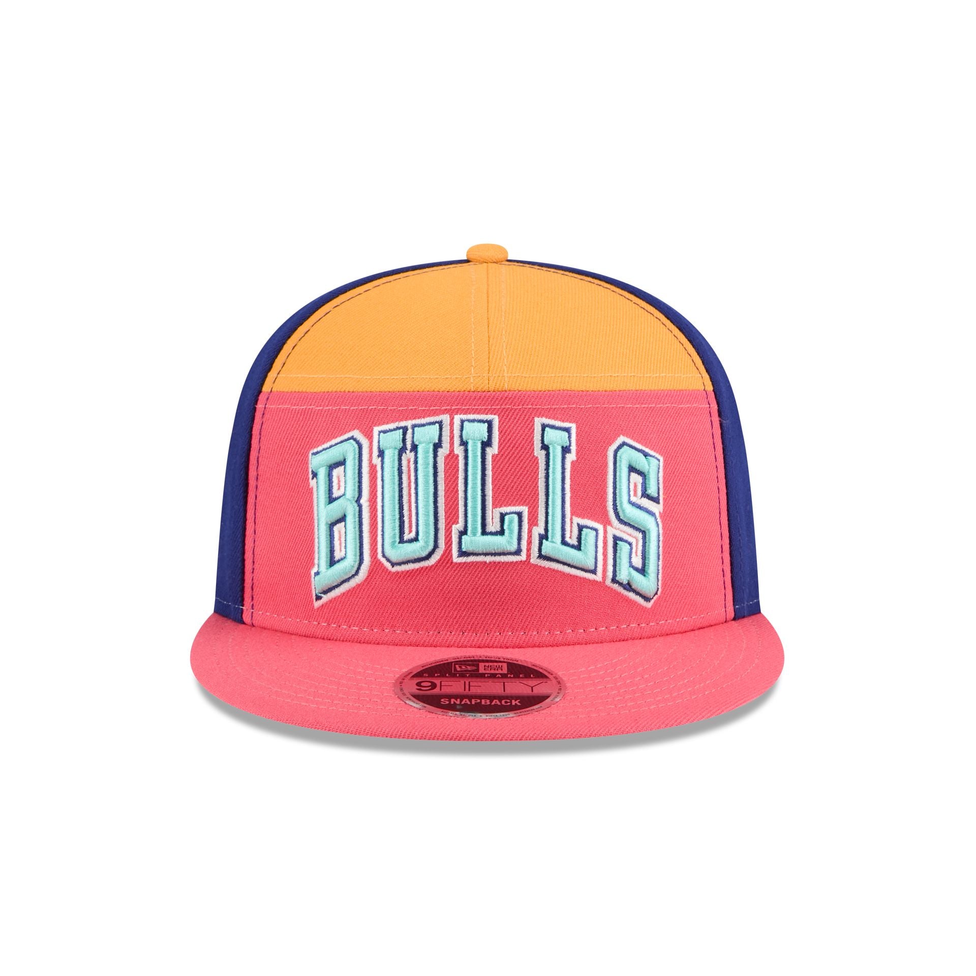 New Era Coral Split Panel 9FIFTY Snapback