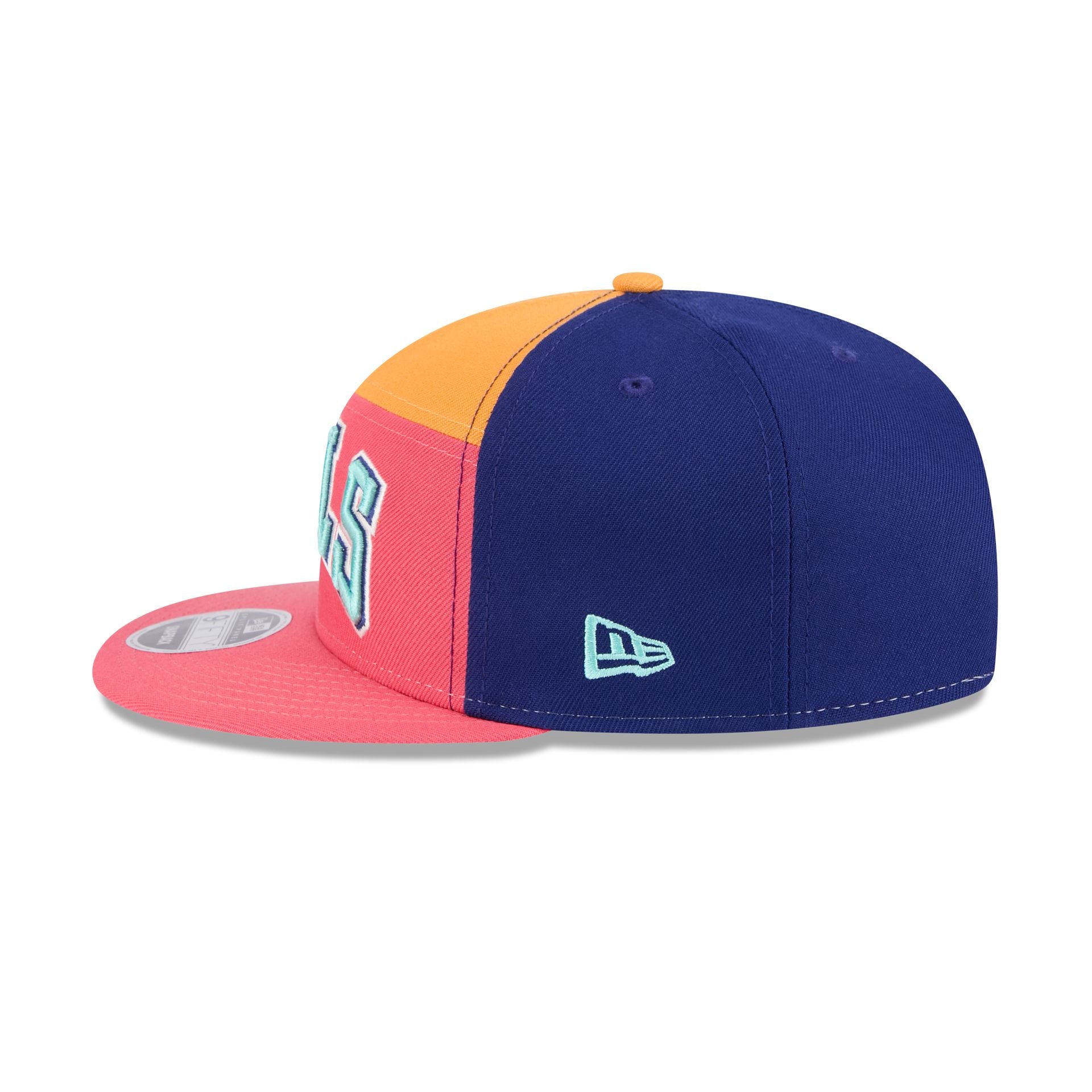 New Era Coral Split Panel 9FIFTY Snapback