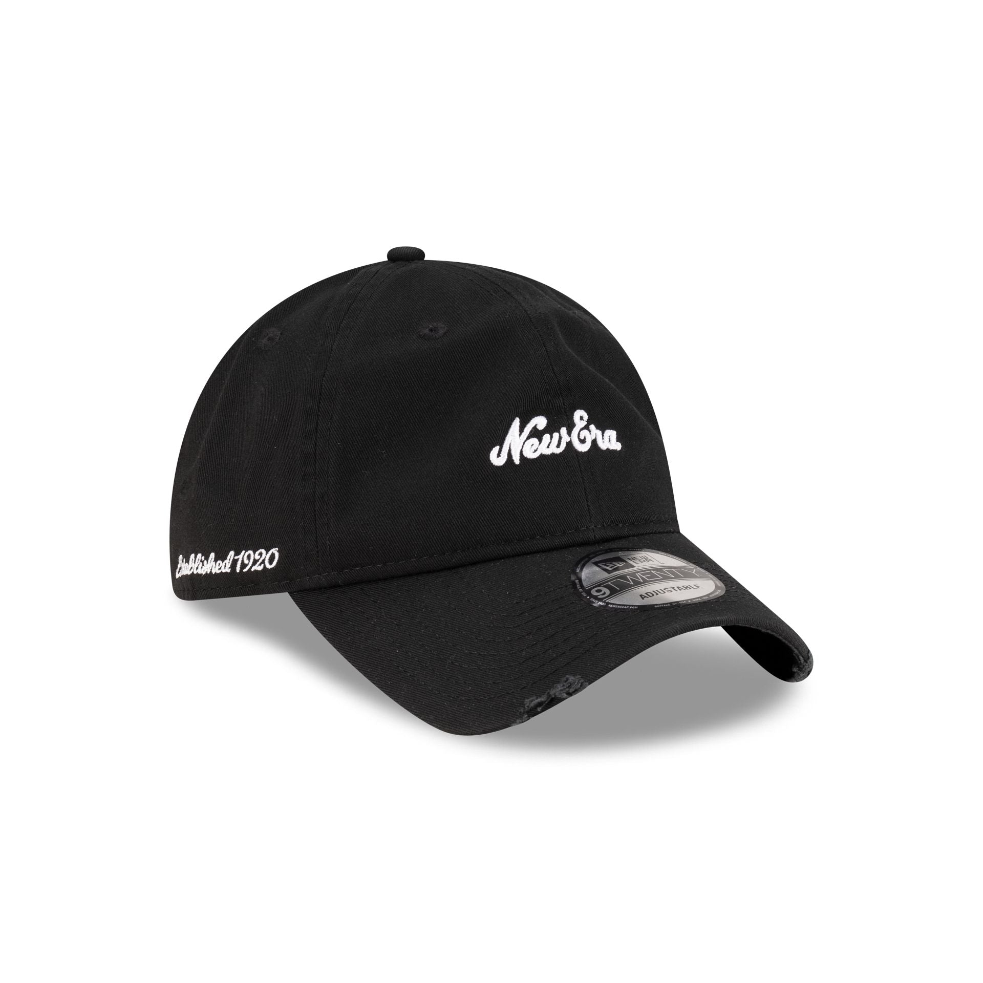 New Era Distressed Black 9TWENTY Adjustable