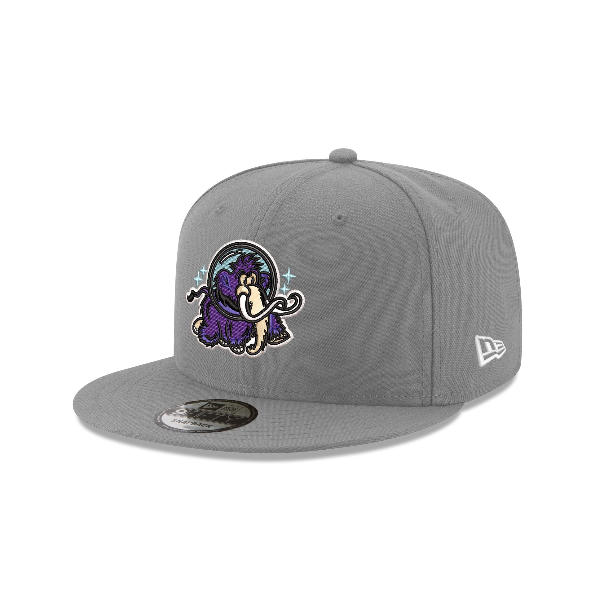 new era Erie Moon Mammoths Gray 9FIFTY Snapback