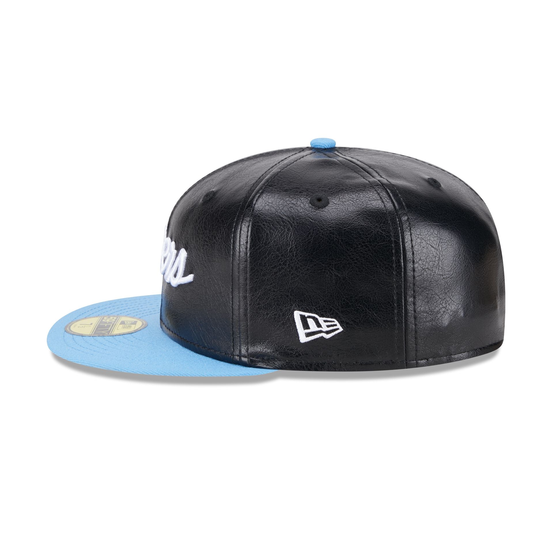 New Era Faux Leather Crown 59FIFTY Fitted Hat