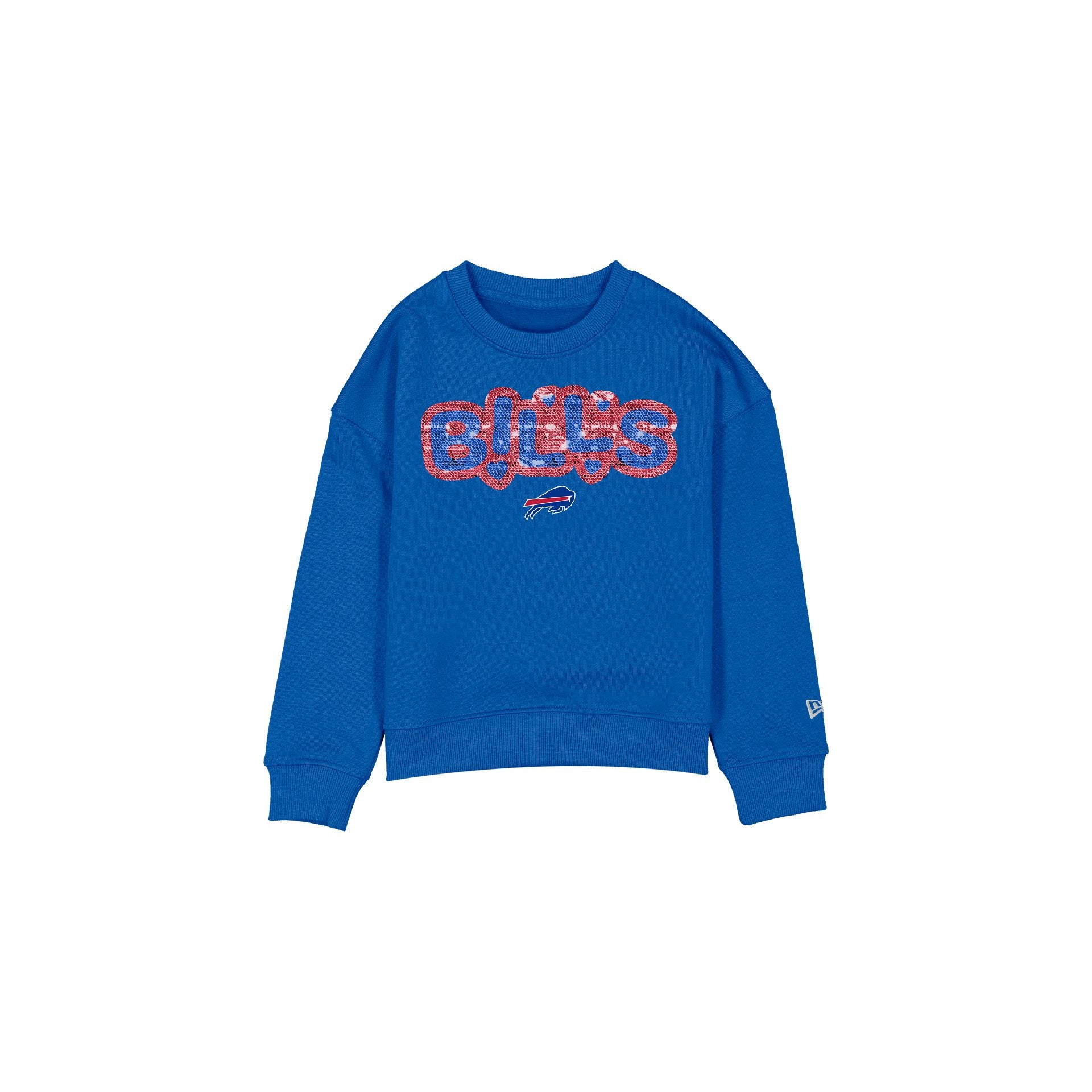 New Era Flip Sequin Girls Crewneck