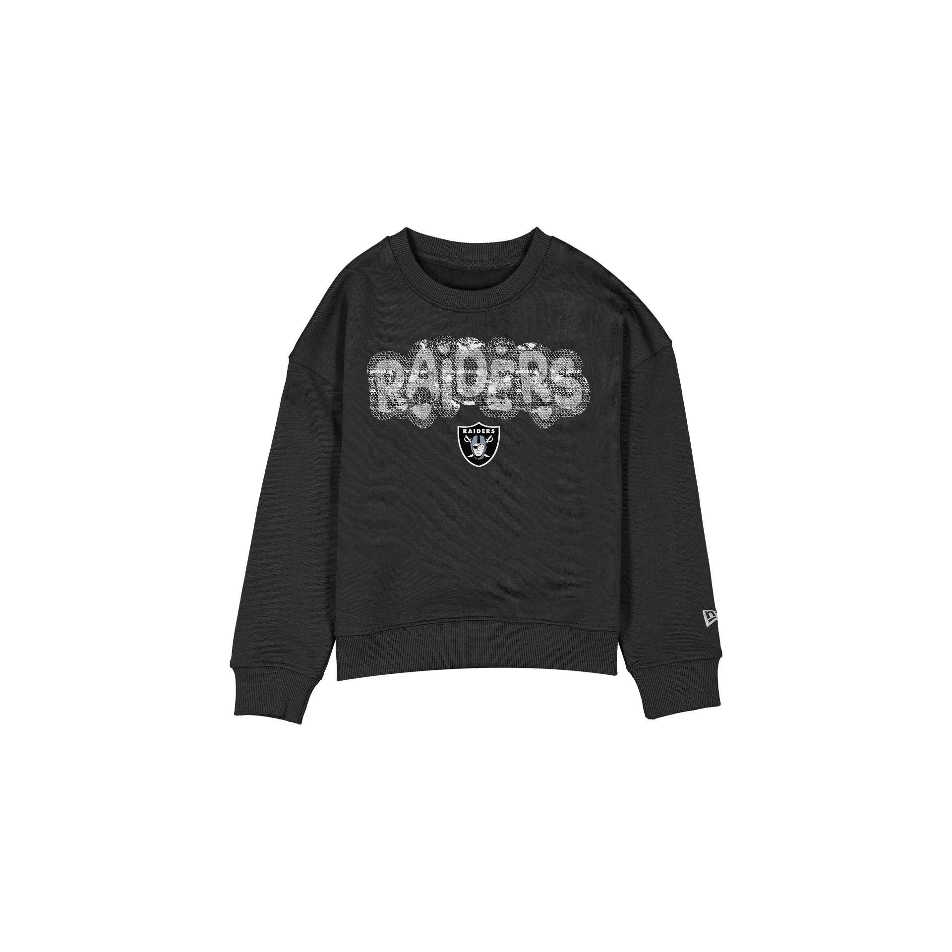 new era Flip Sequin Girls Crewneck