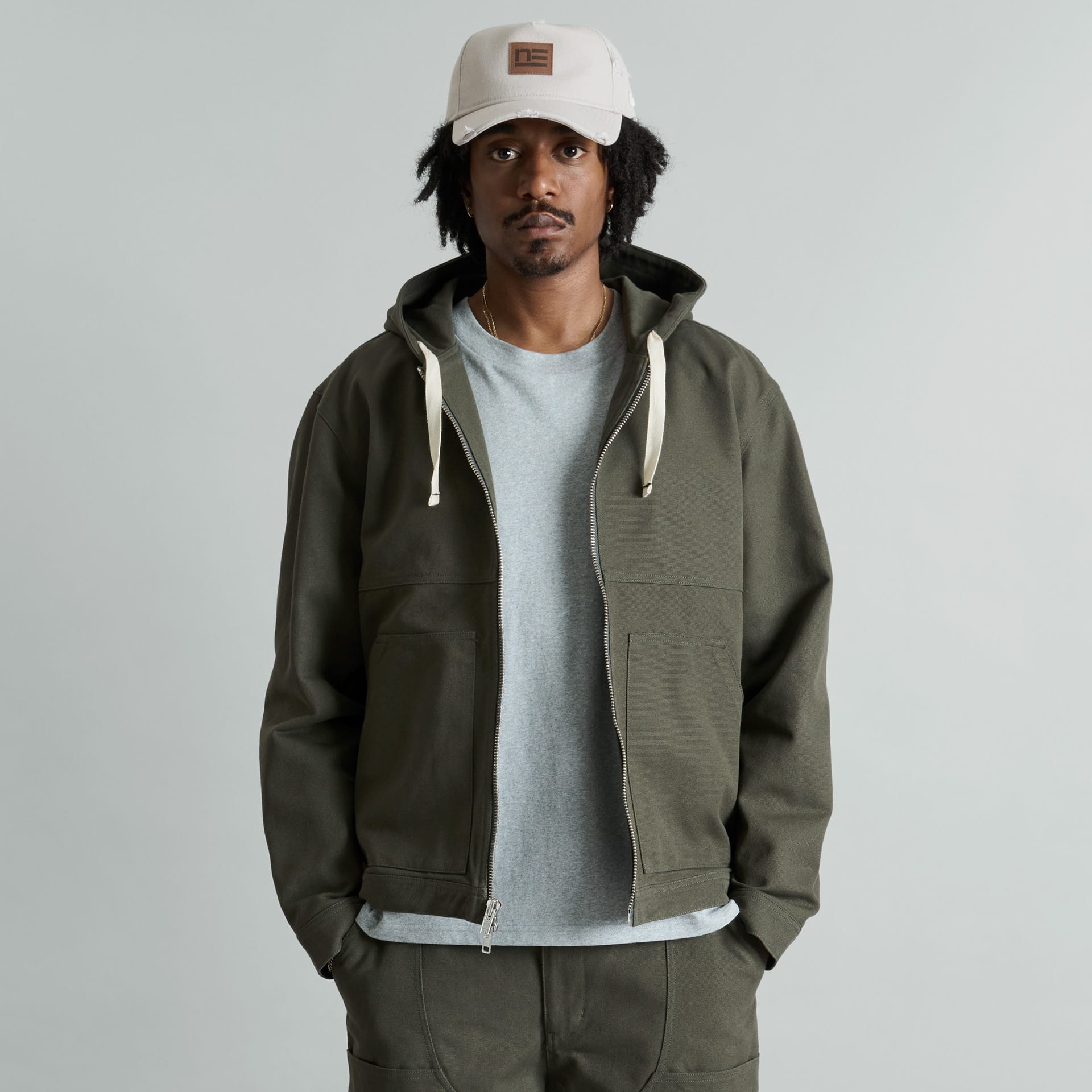 new era Forge Hooded Work Jacket