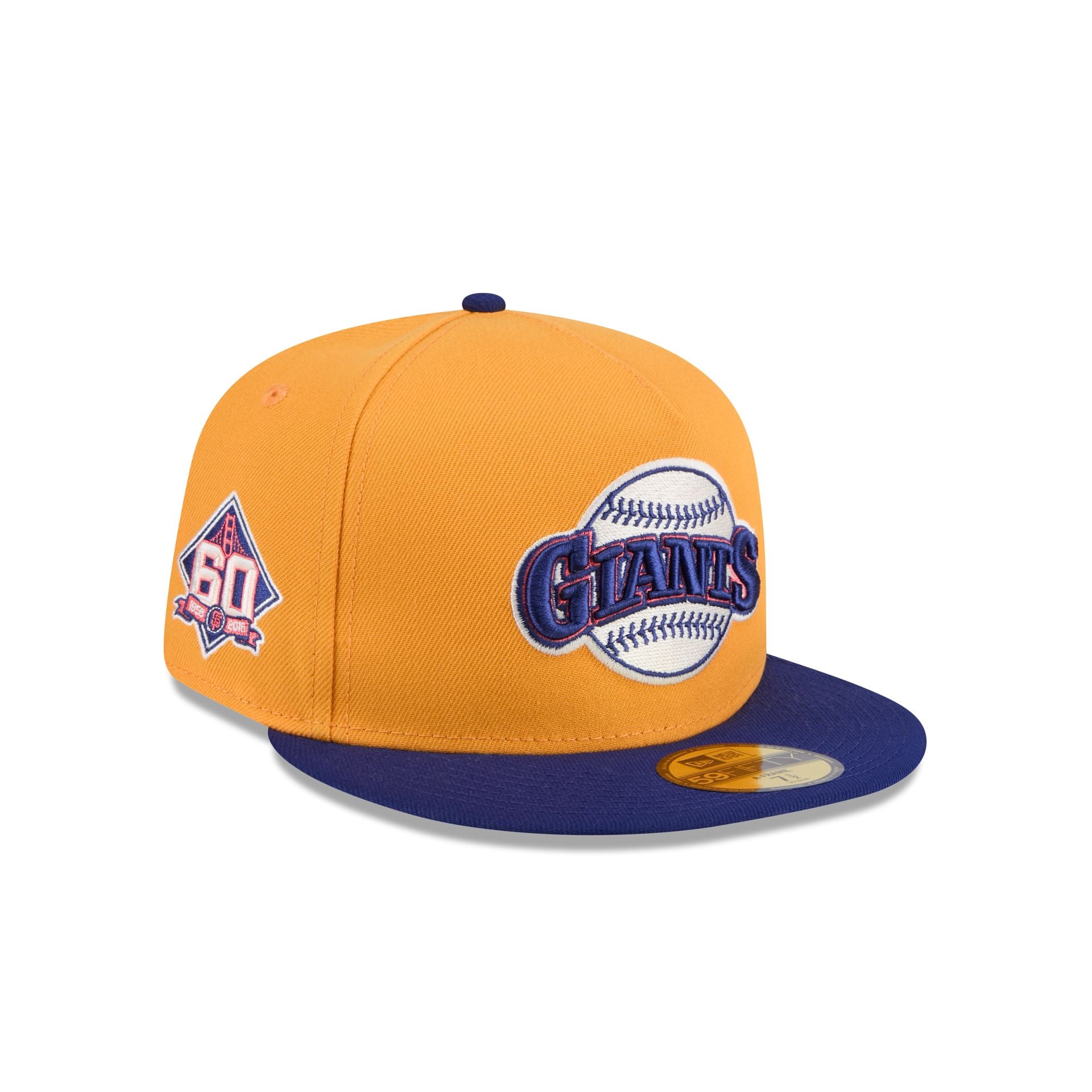 new era Gold 59FIFTY A-Frame Fitted