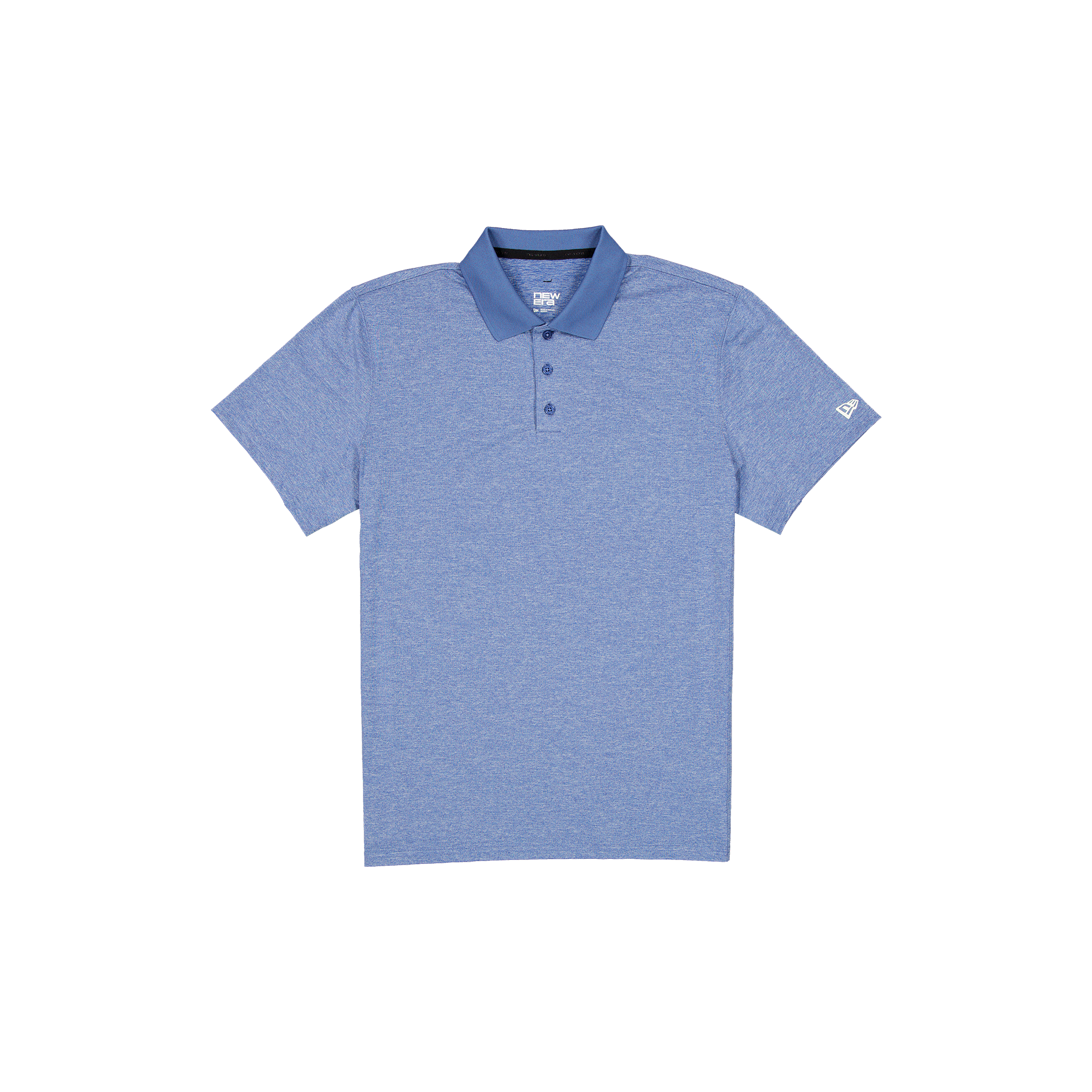 new era Golf Heather Indigo Blue Polo