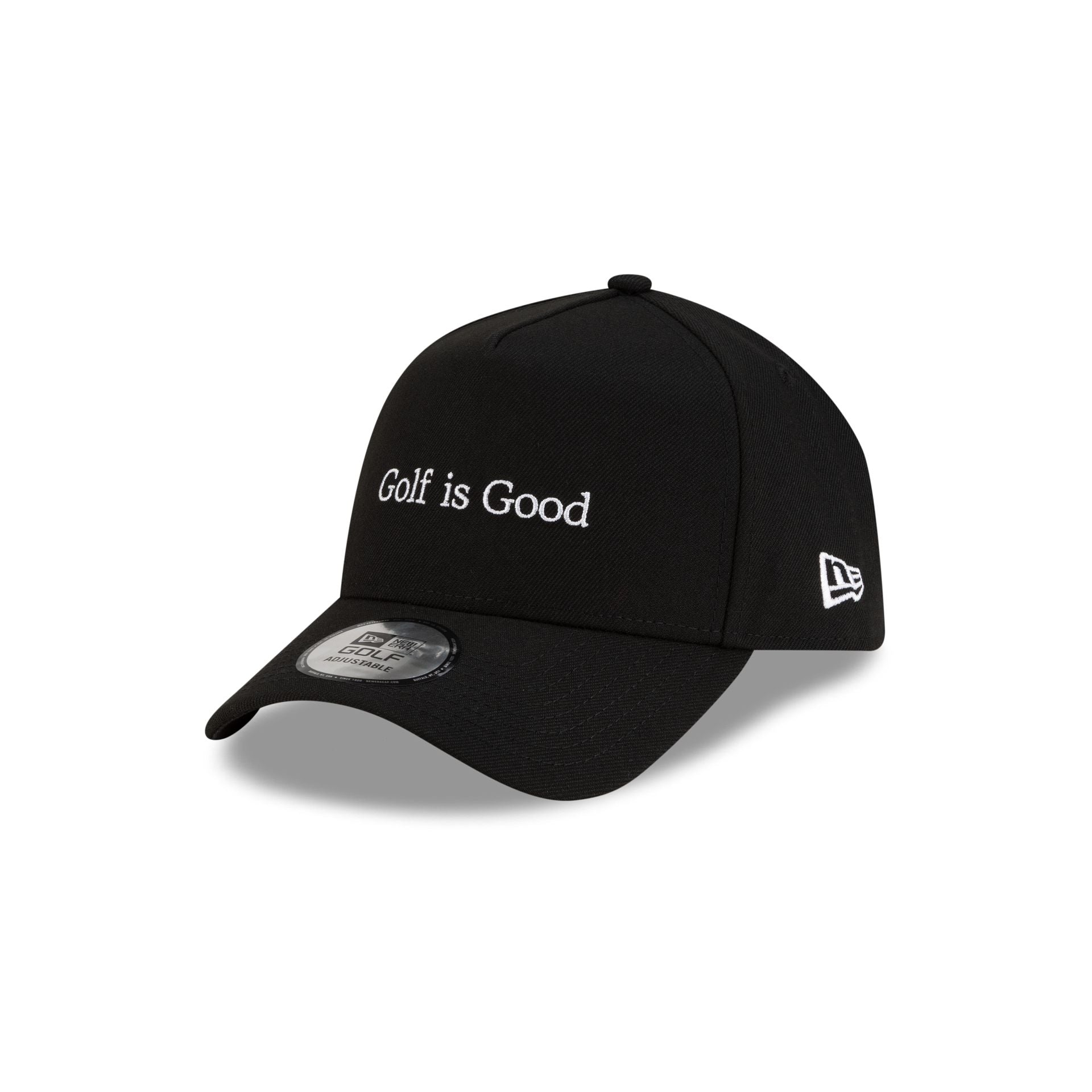 new era Golf is Good Black 9FORTY A-Frame Snapback
