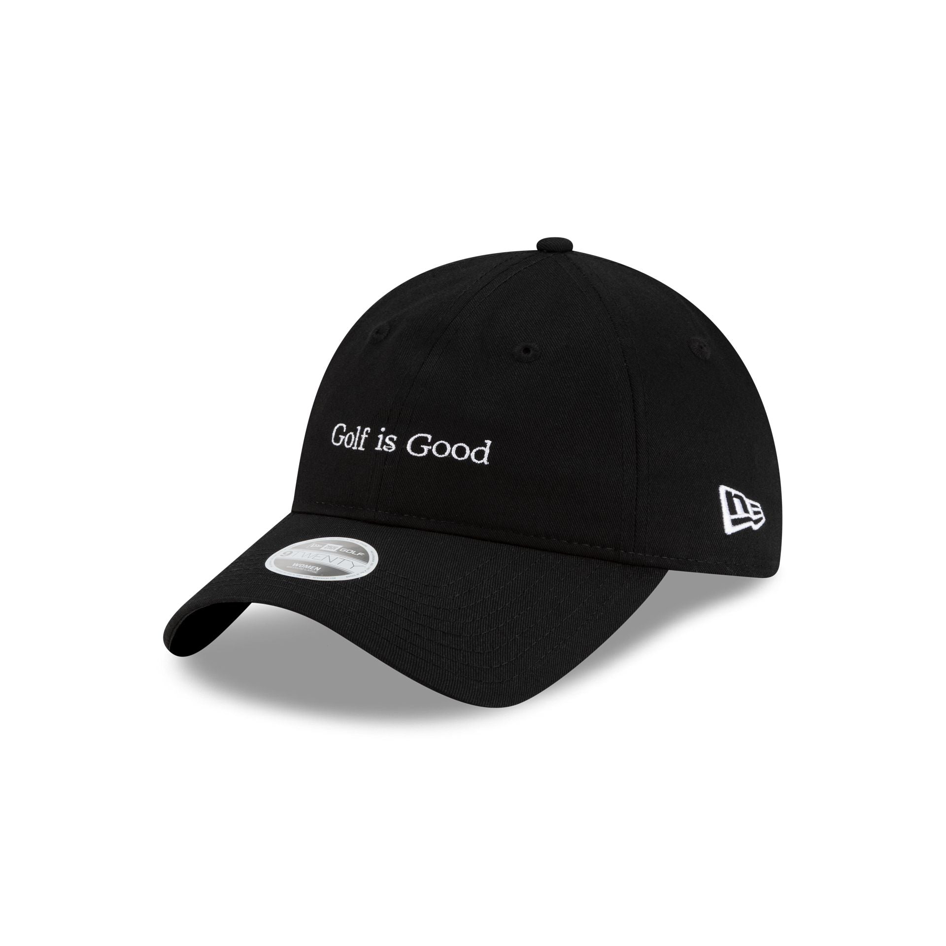 new era Golf is Good Black 9TWENTY Adjustable