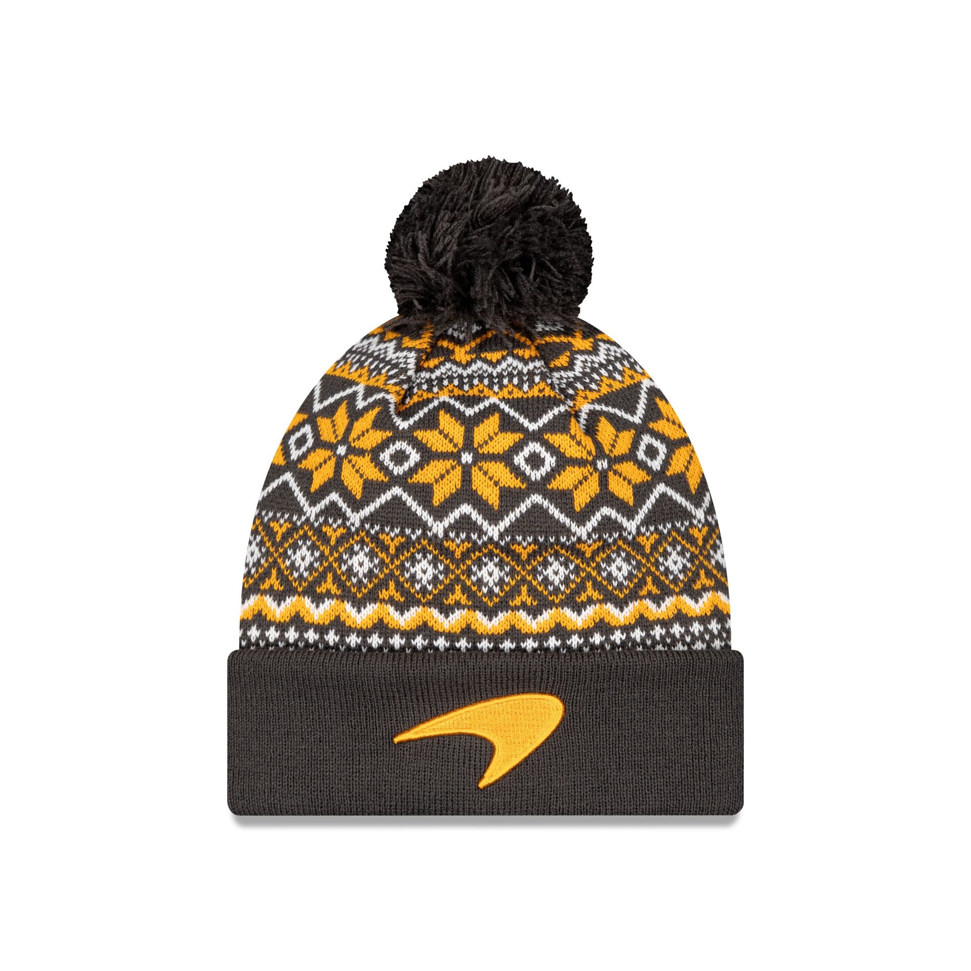 new era Gray Pom Knit