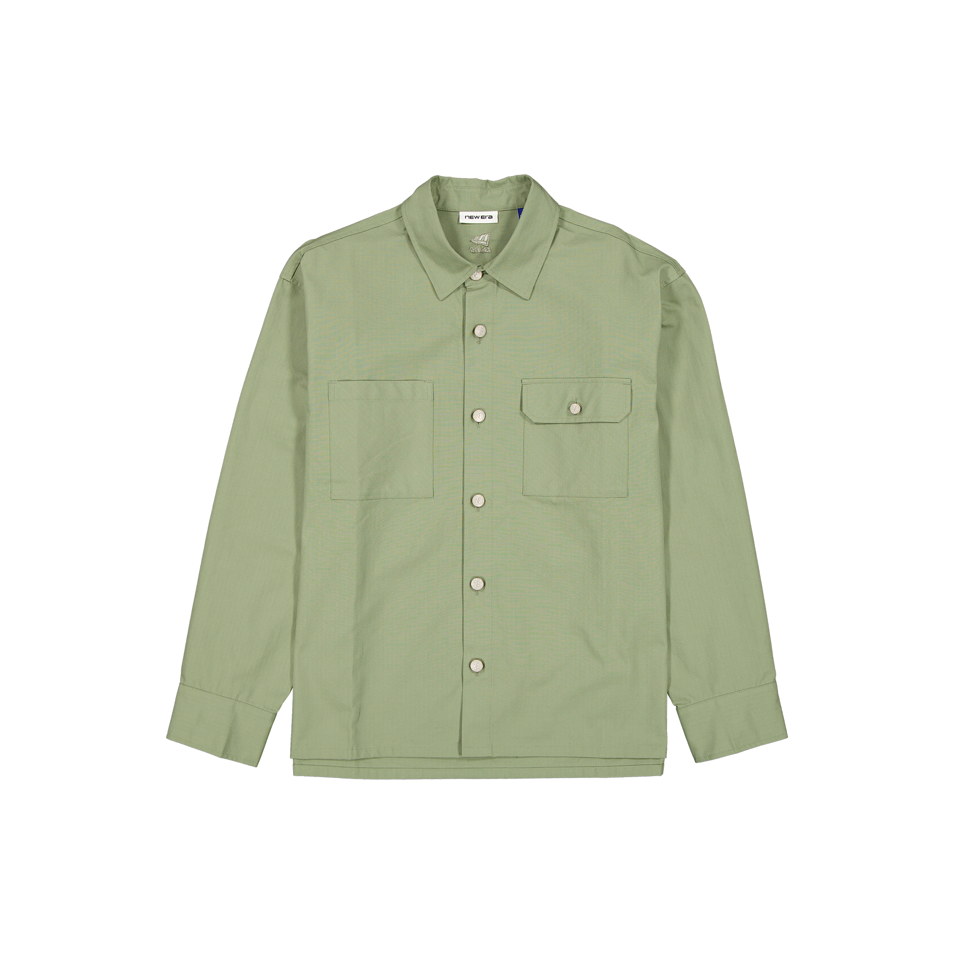 new era Green Bark Military Shacket