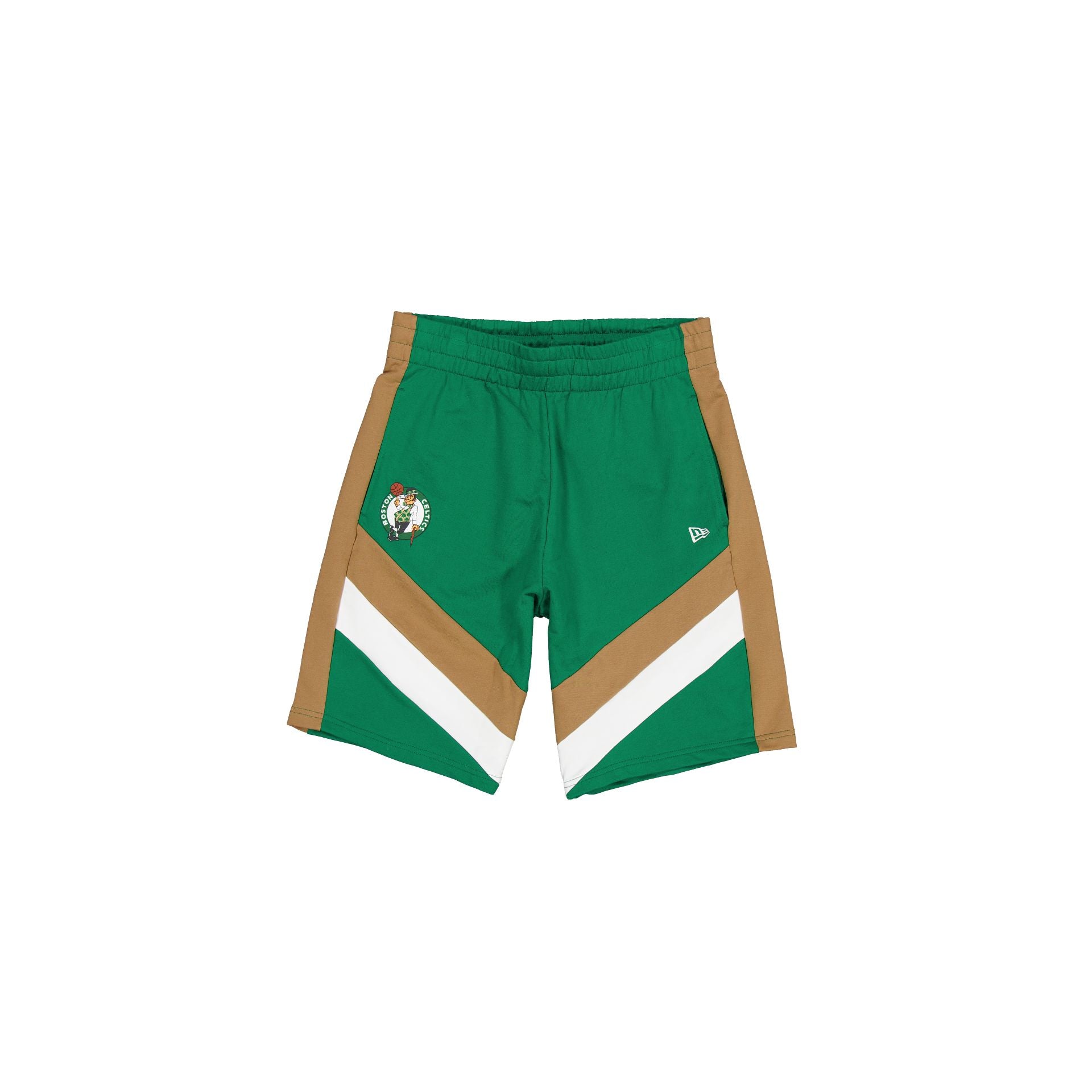 new era Green Oversized Panel Shorts