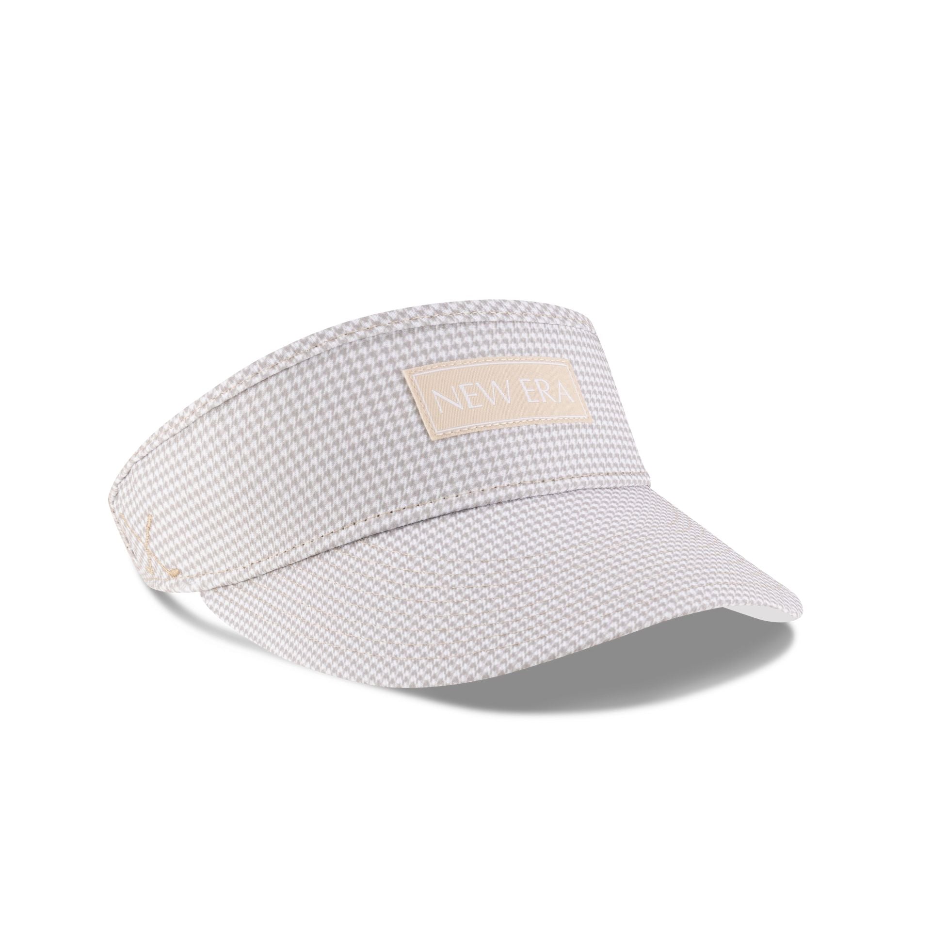 new era Houndstooth Beige Visor