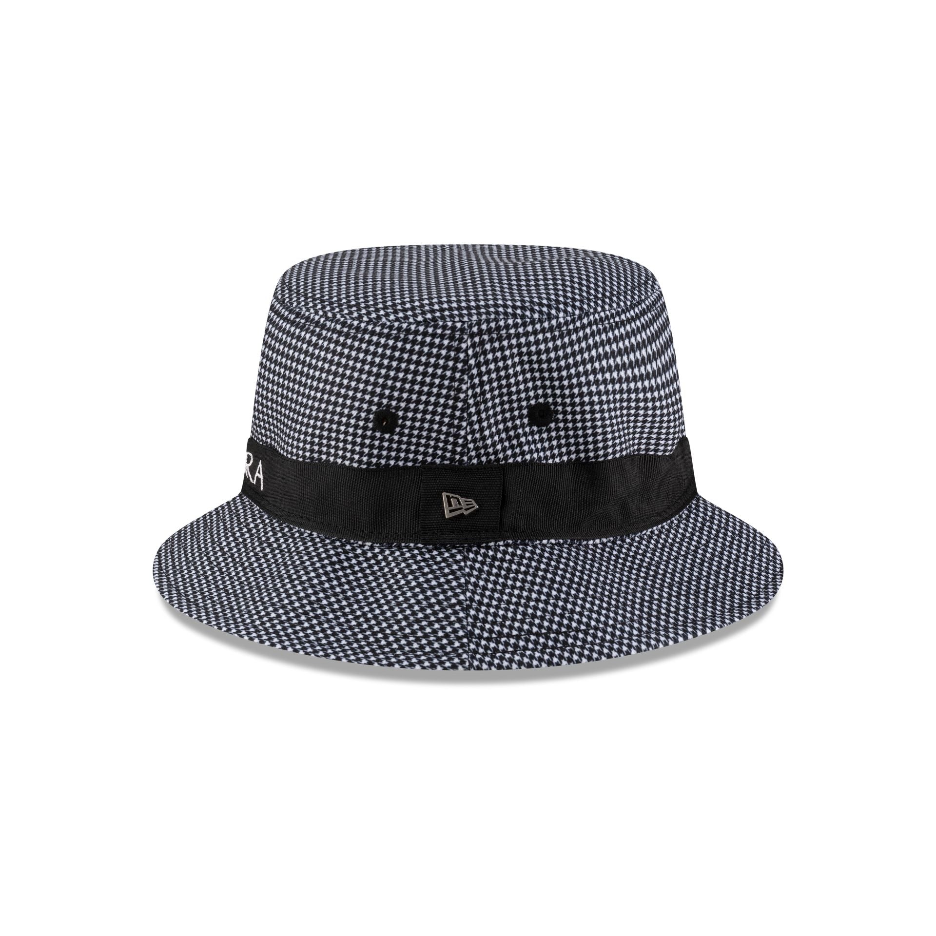 New Era Houndstooth Black Bucket Hat