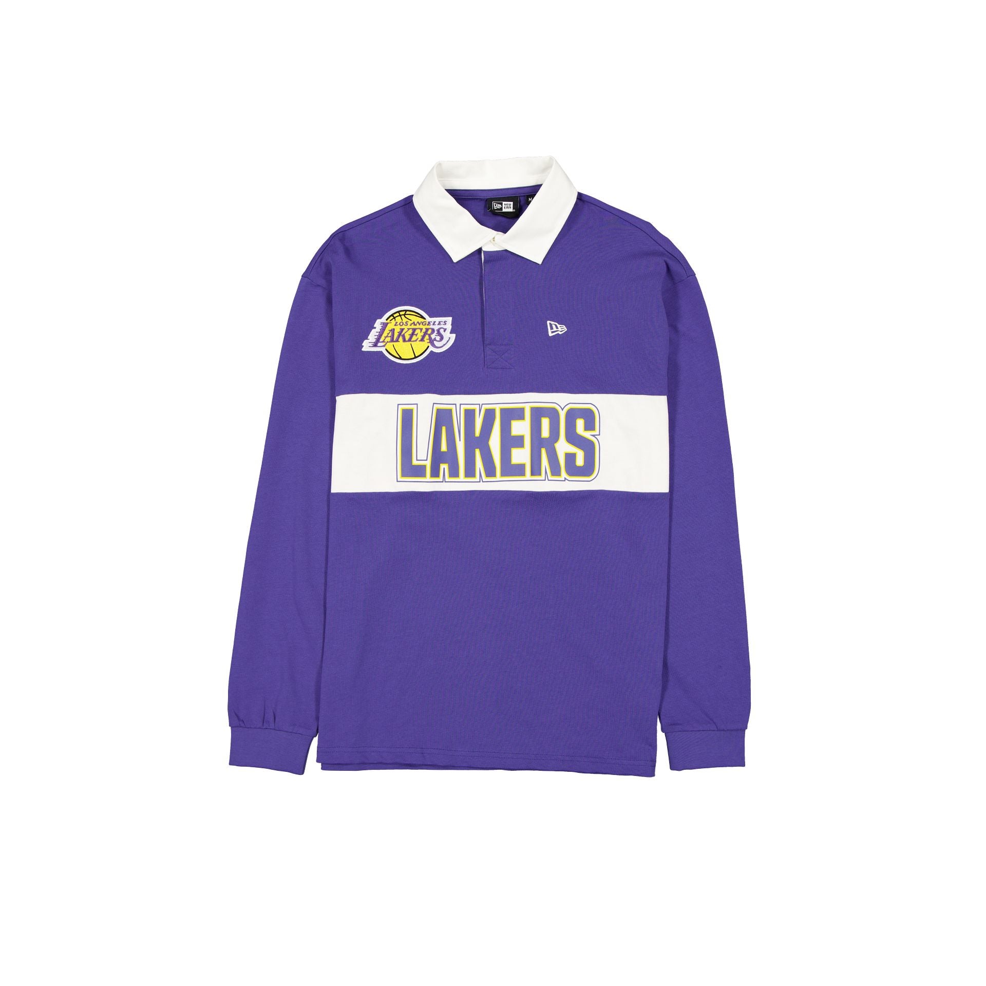 new era Ink Purple Long Sleeve Rugby Shirt