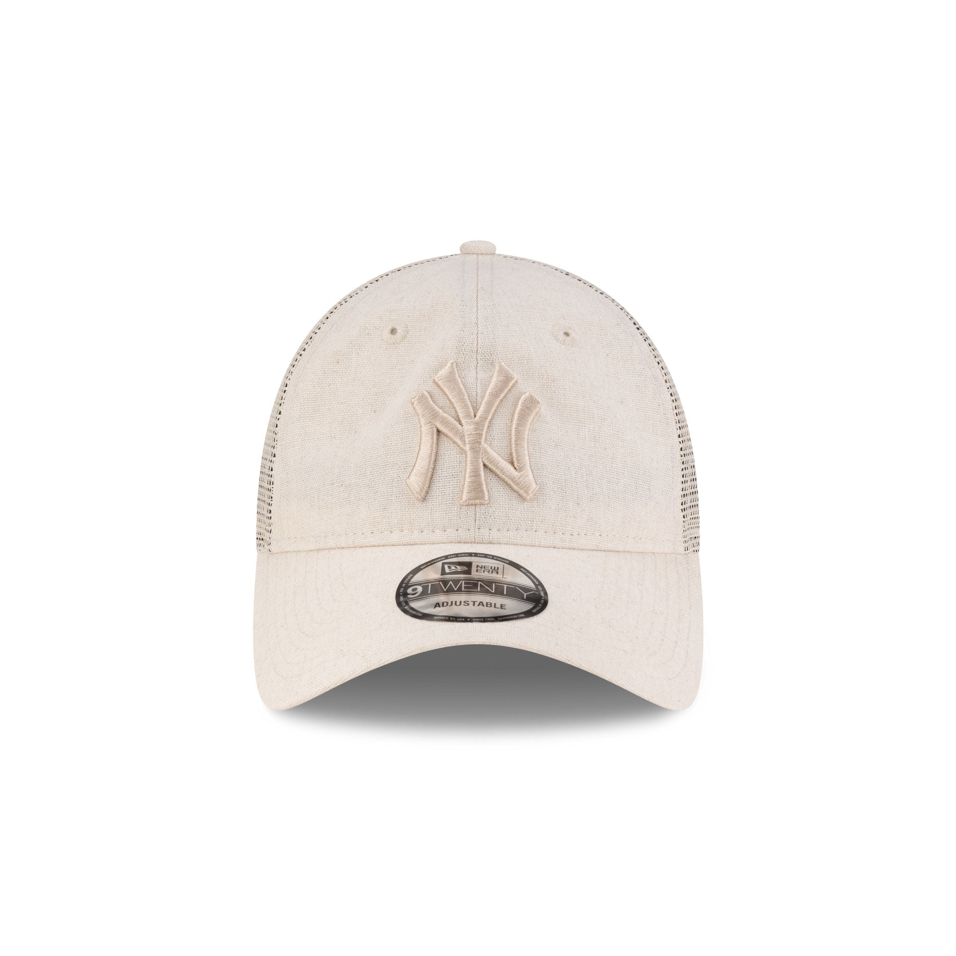 New Era Linen Cream 9TWENTY Trucker