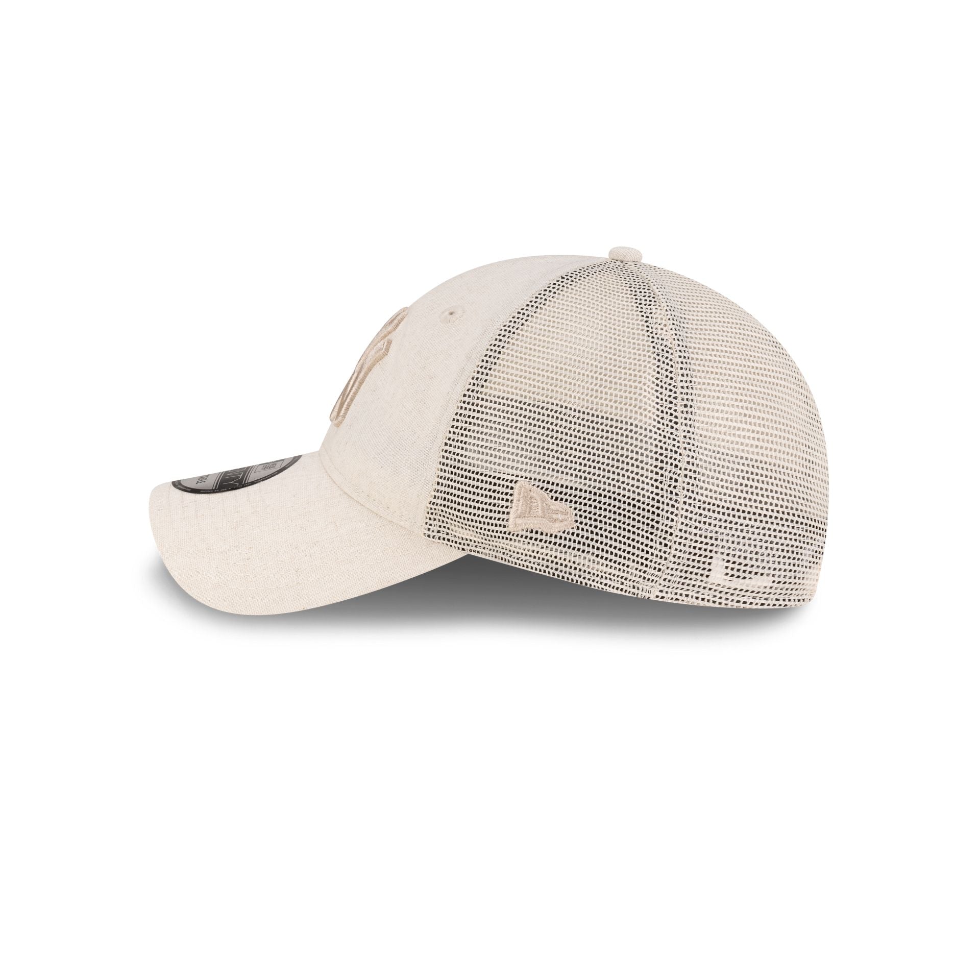 New Era Linen Cream 9TWENTY Trucker