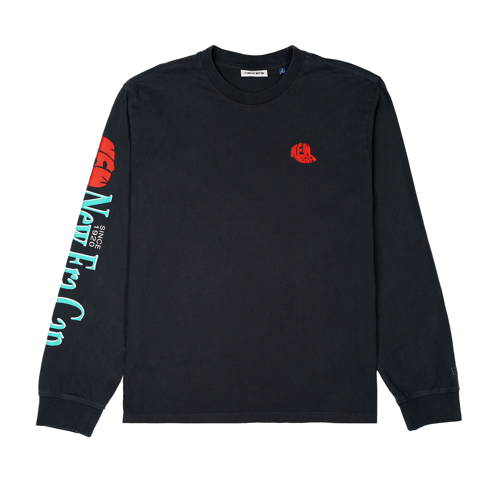 new era Lock Up '87 Black Long Sleeve T-Shirt
