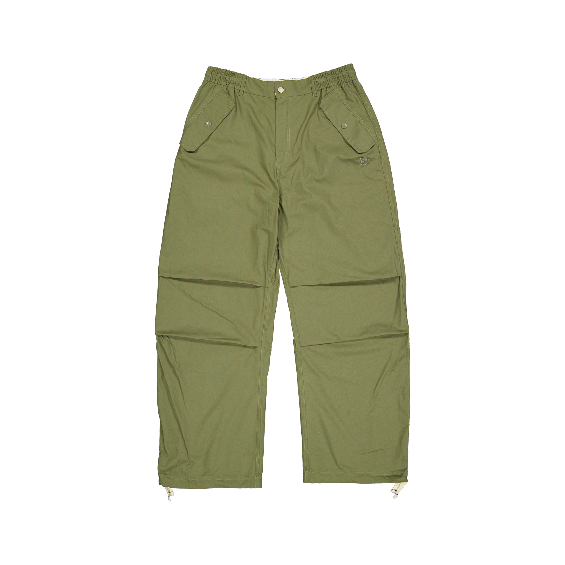new era Loose Military Cargo Green Bark Pants