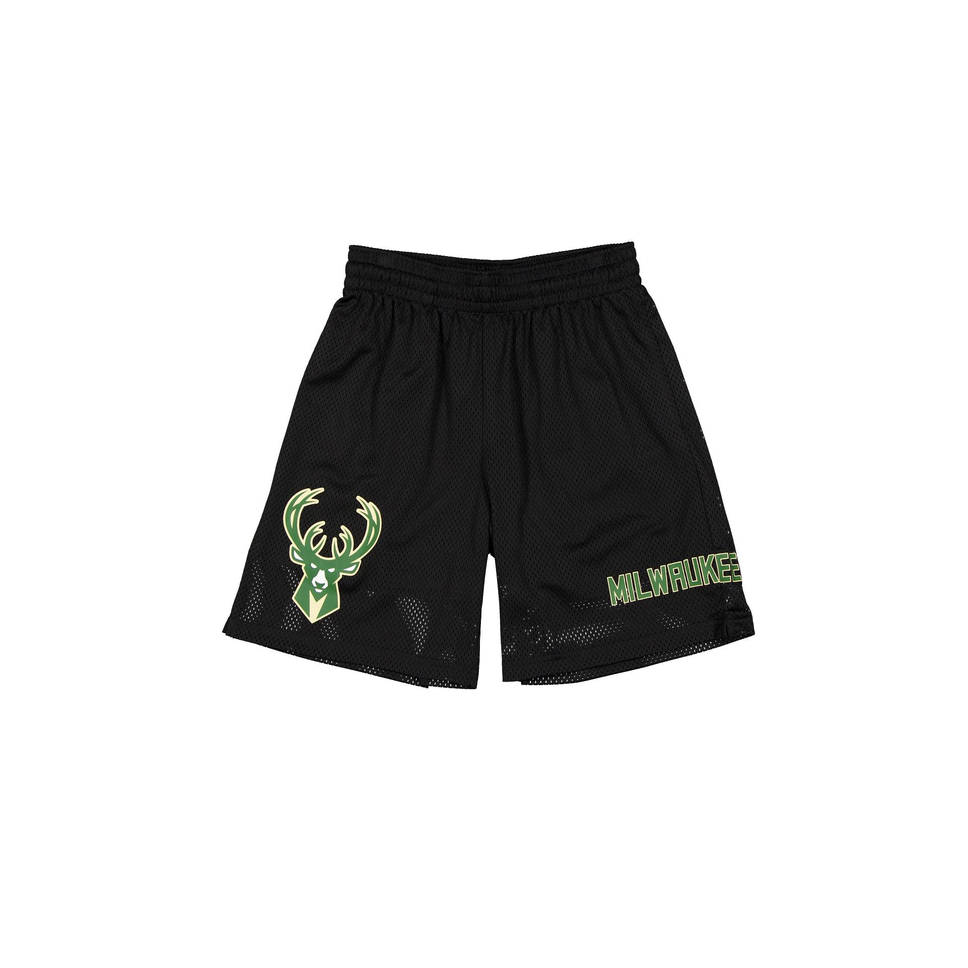 new era Mesh Black Shorts