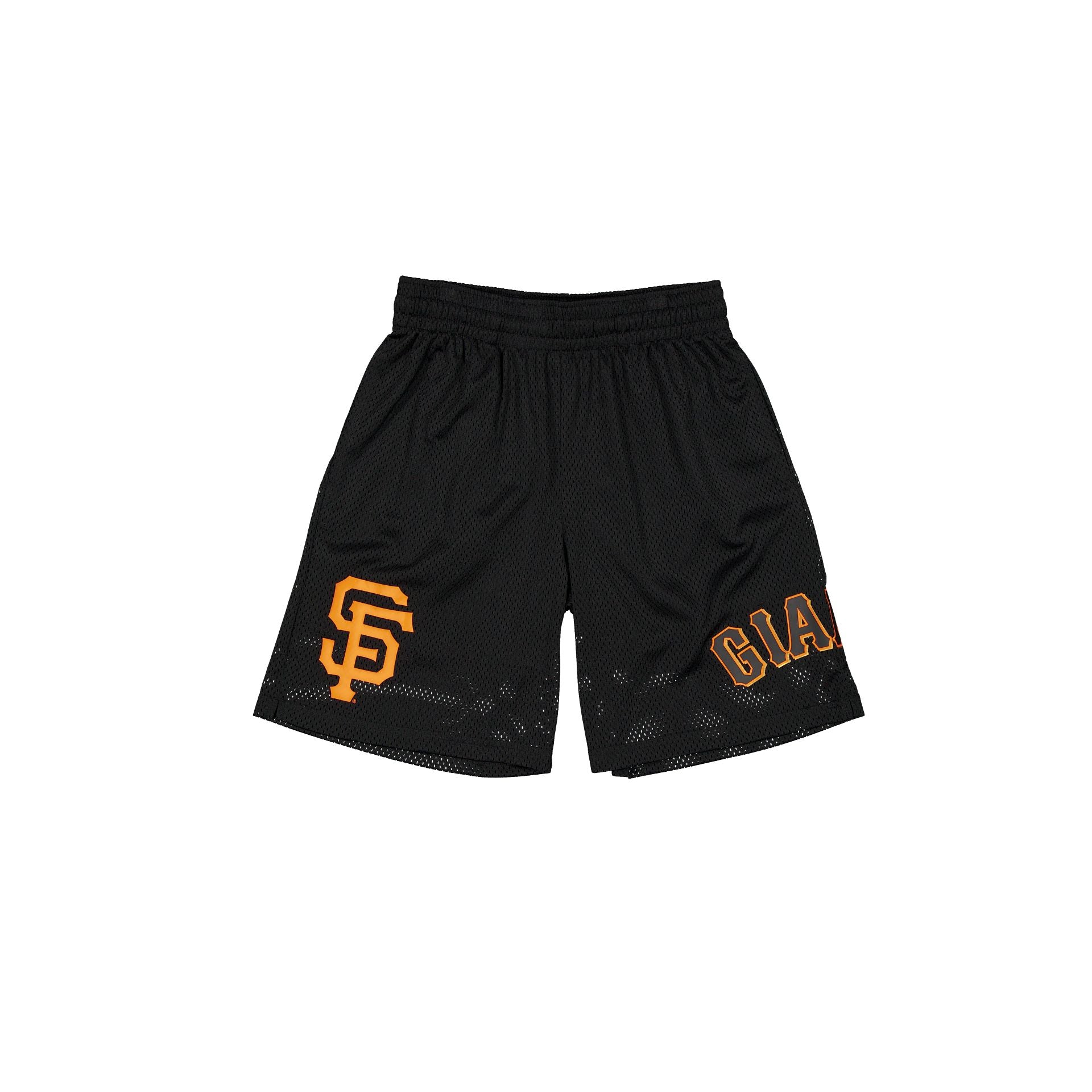 new era Mesh Black Shorts