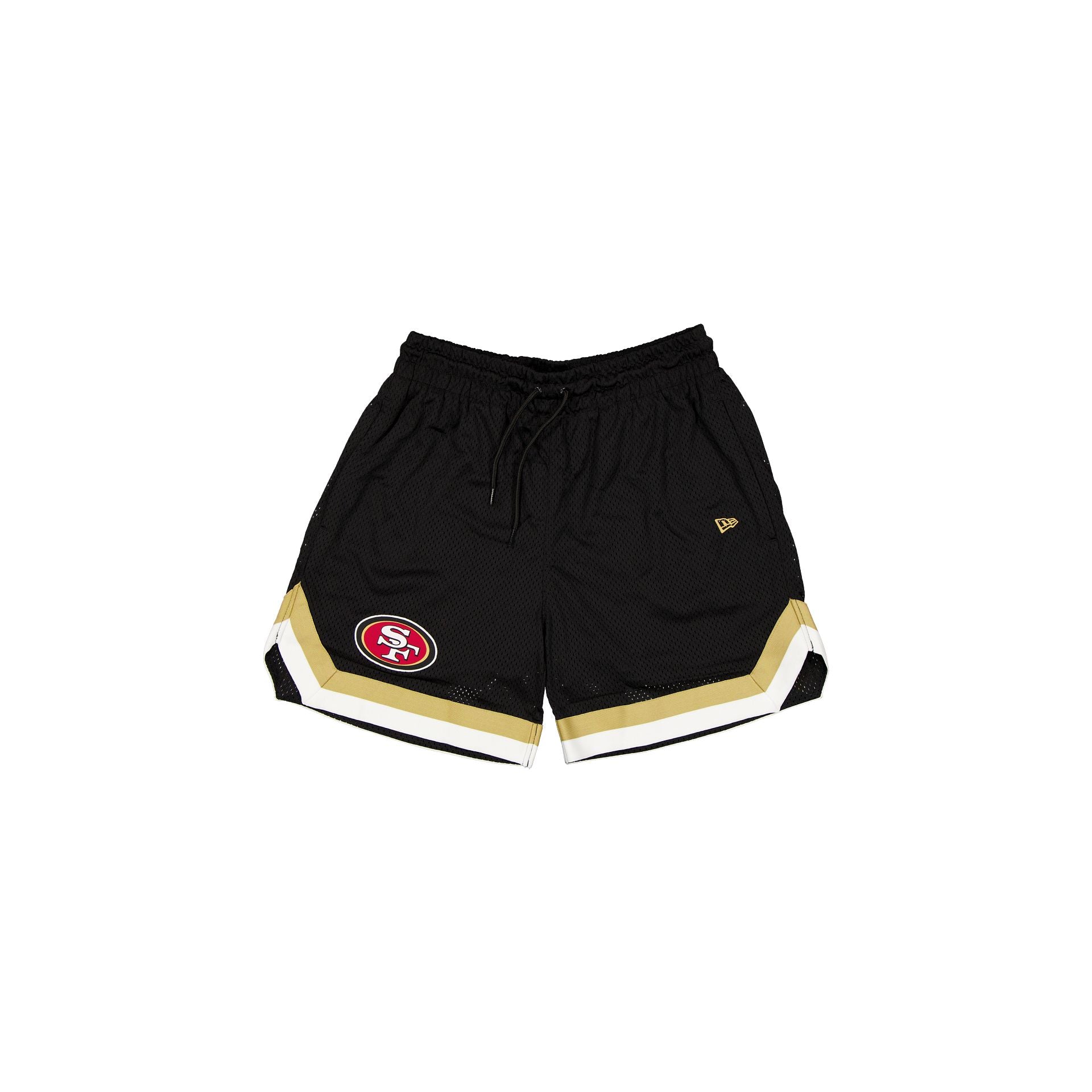 new era Mesh Black Shorts