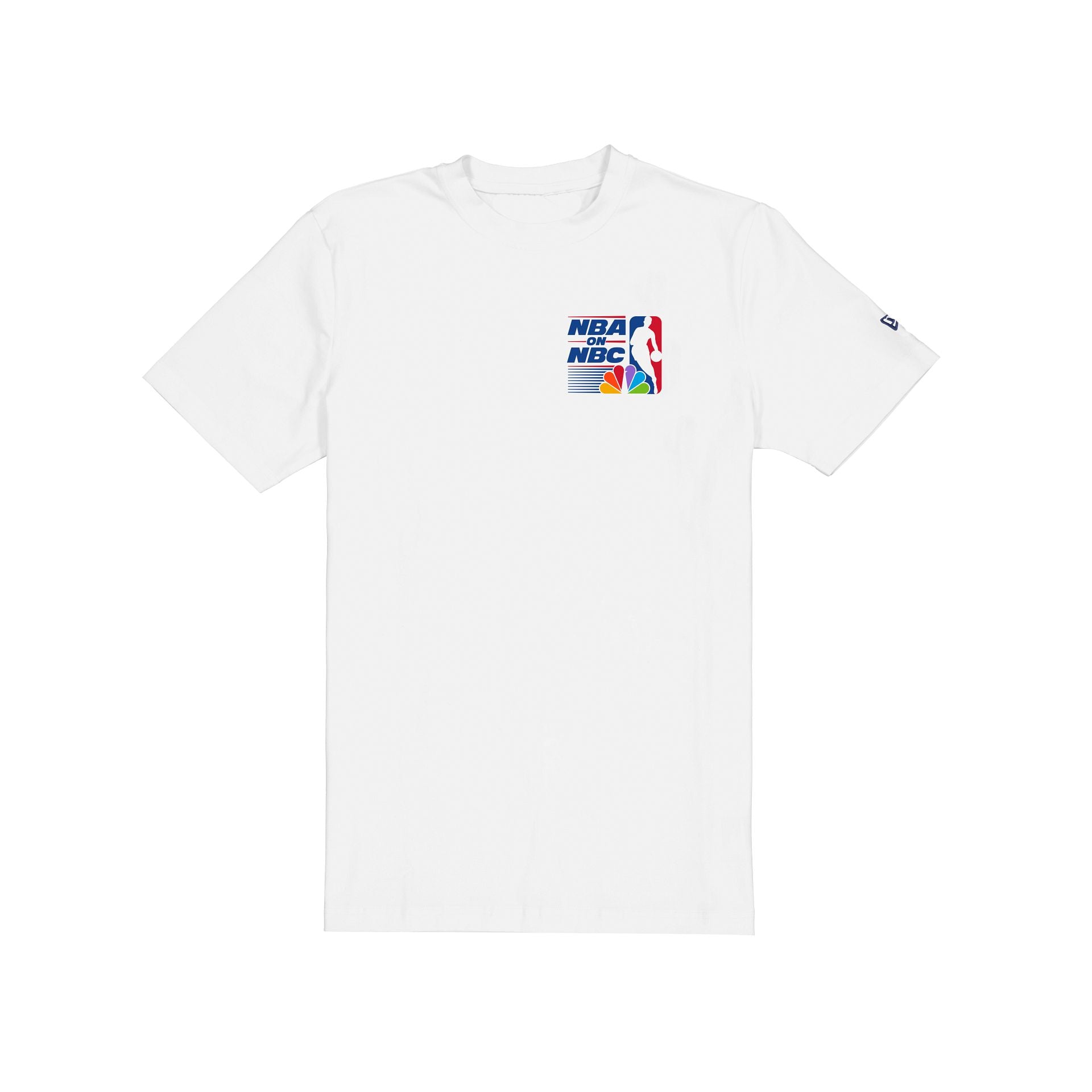 new era NBA on NBC White T-Shirt